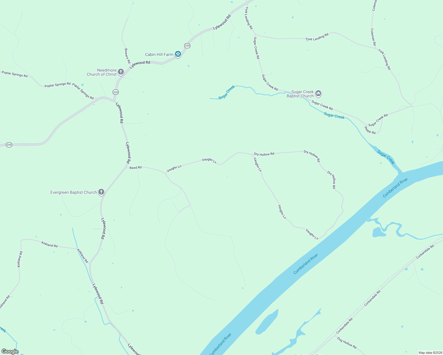 map of restaurants, bars, coffee shops, grocery stores, and more near 3370 Vaughn Lane in Indian Mound