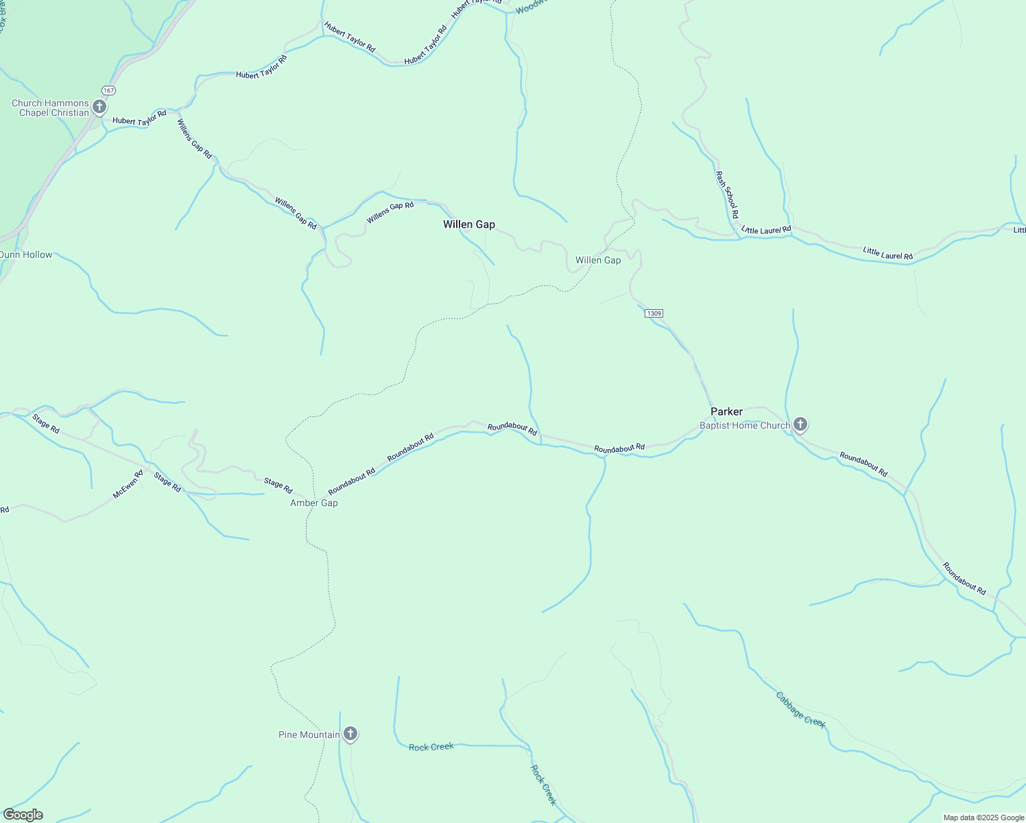 map of restaurants, bars, coffee shops, grocery stores, and more near 3457 Roundabout Road in Creston
