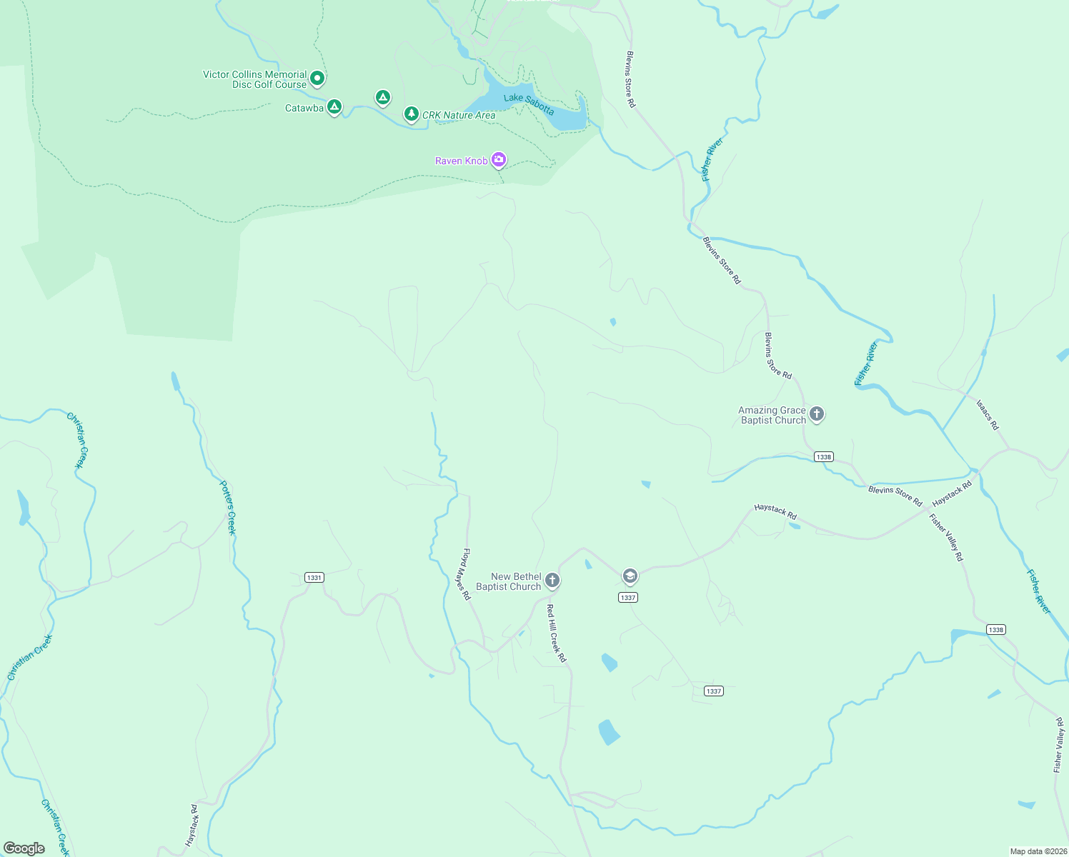 map of restaurants, bars, coffee shops, grocery stores, and more near 331 Raven Ridge Trail in Dobson