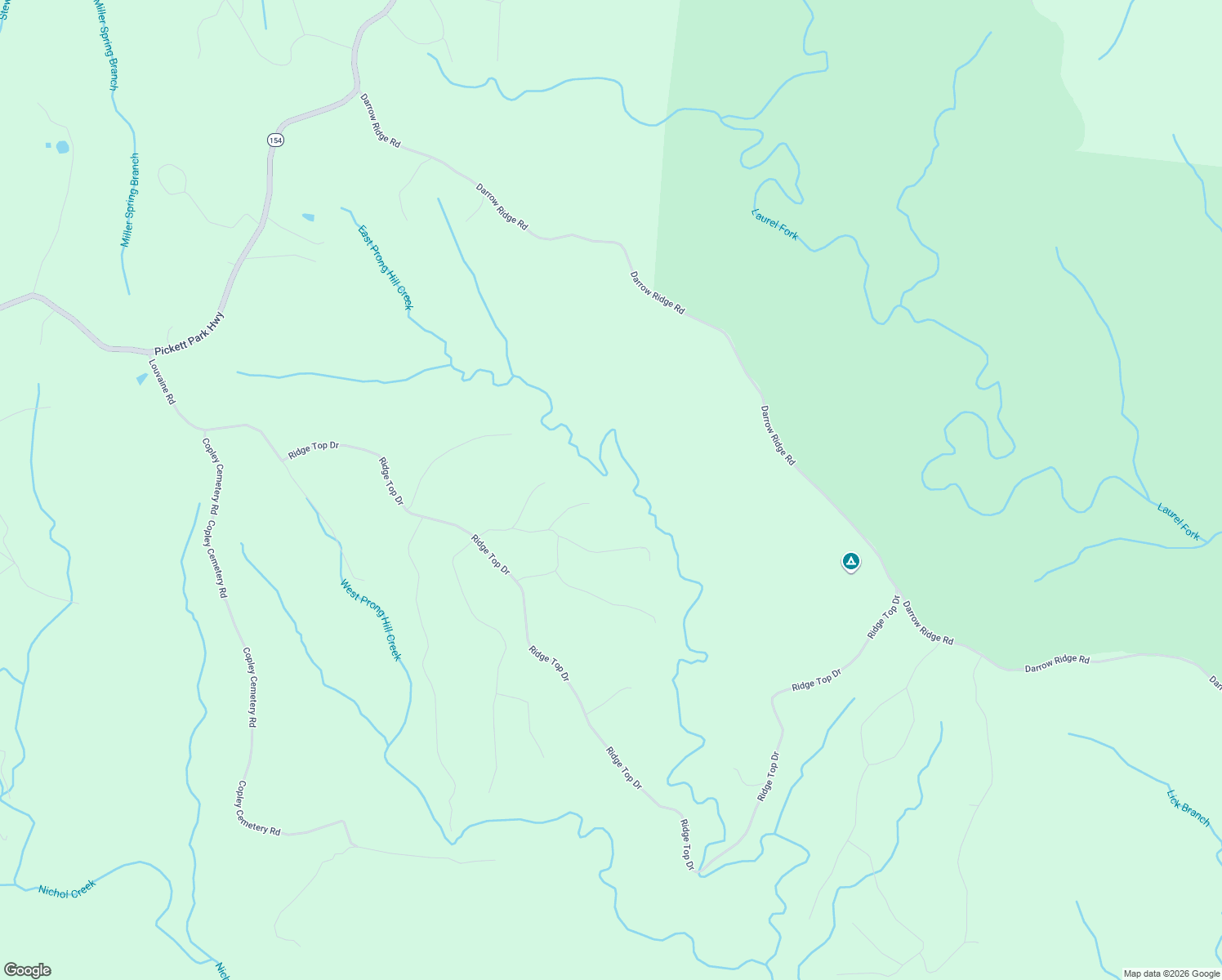 map of restaurants, bars, coffee shops, grocery stores, and more near 140 Cherry Ridge Road in Jamestown