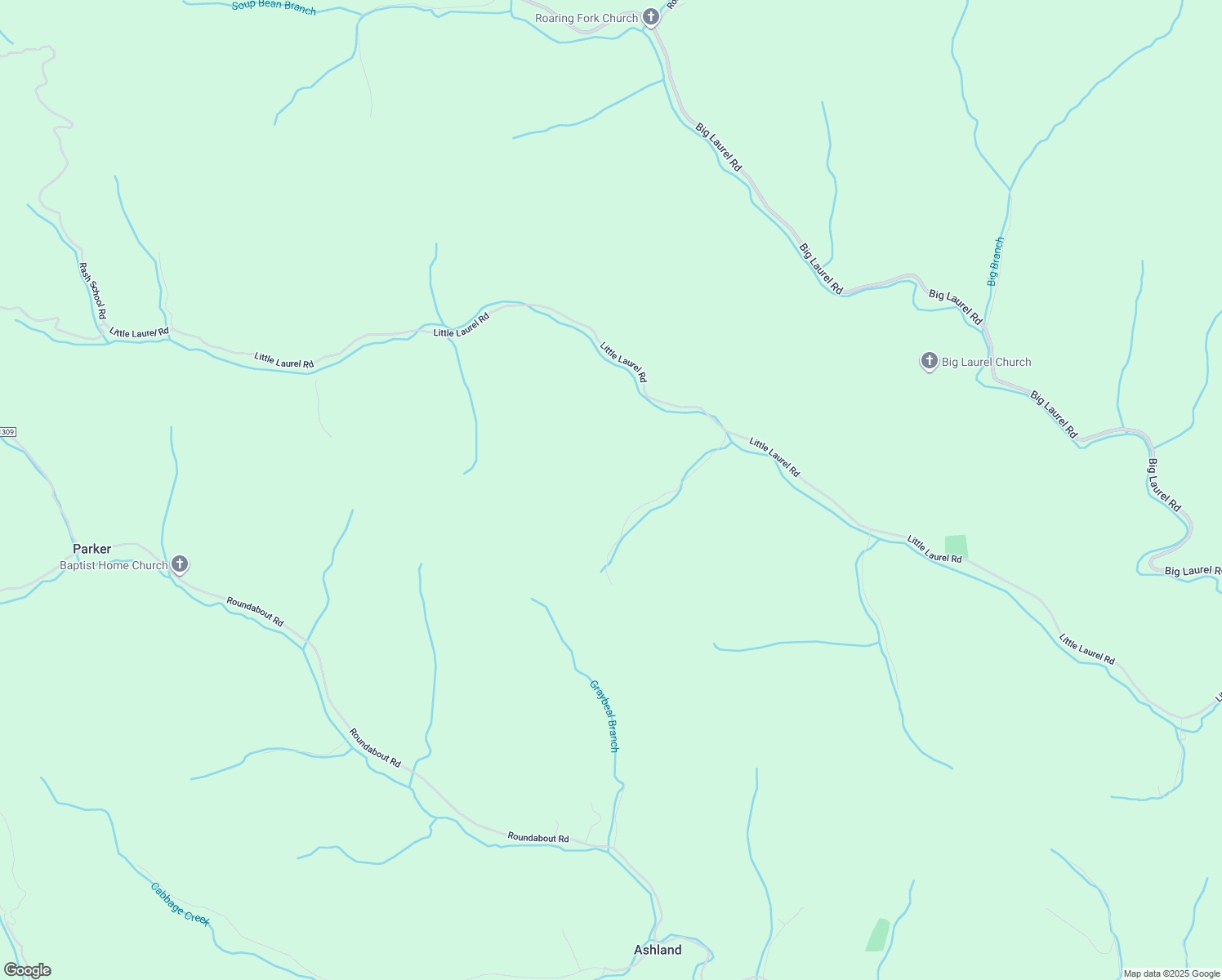 map of restaurants, bars, coffee shops, grocery stores, and more near 512 Graybeal Hollow in Creston