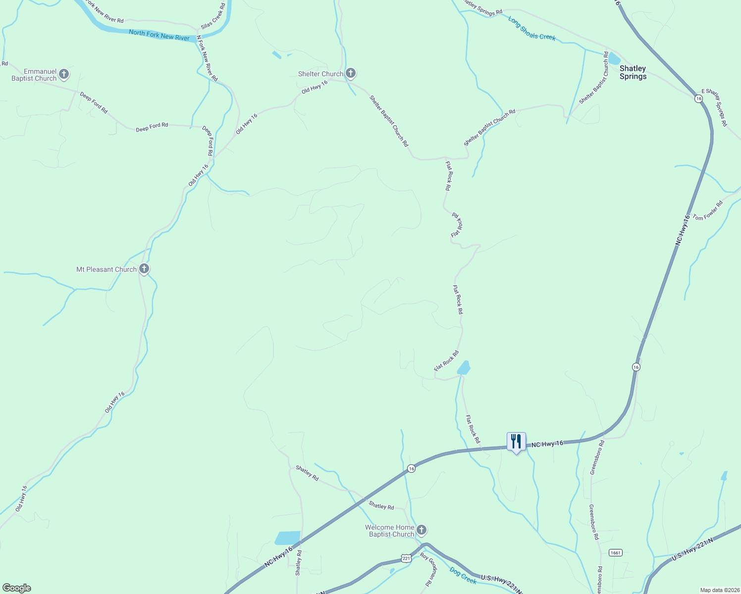 map of restaurants, bars, coffee shops, grocery stores, and more near 805 Olde Stone Drive in Crumpler