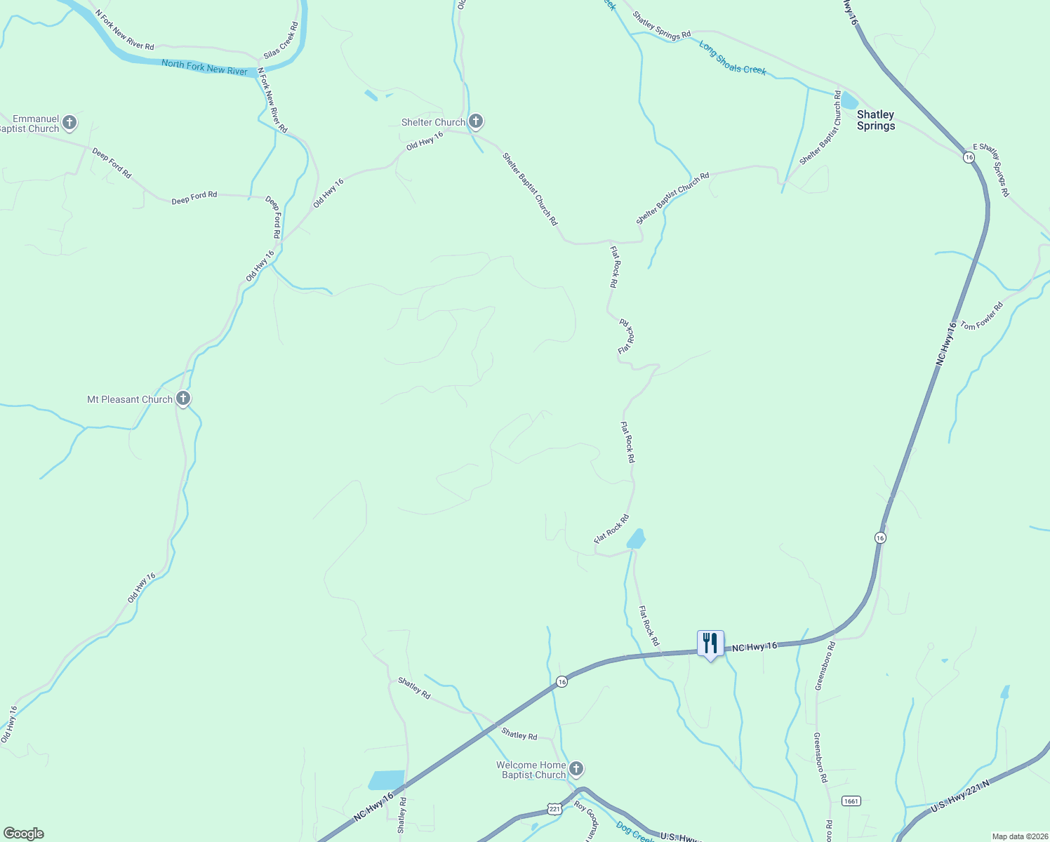 map of restaurants, bars, coffee shops, grocery stores, and more near 805 Olde Stone Drive in Crumpler