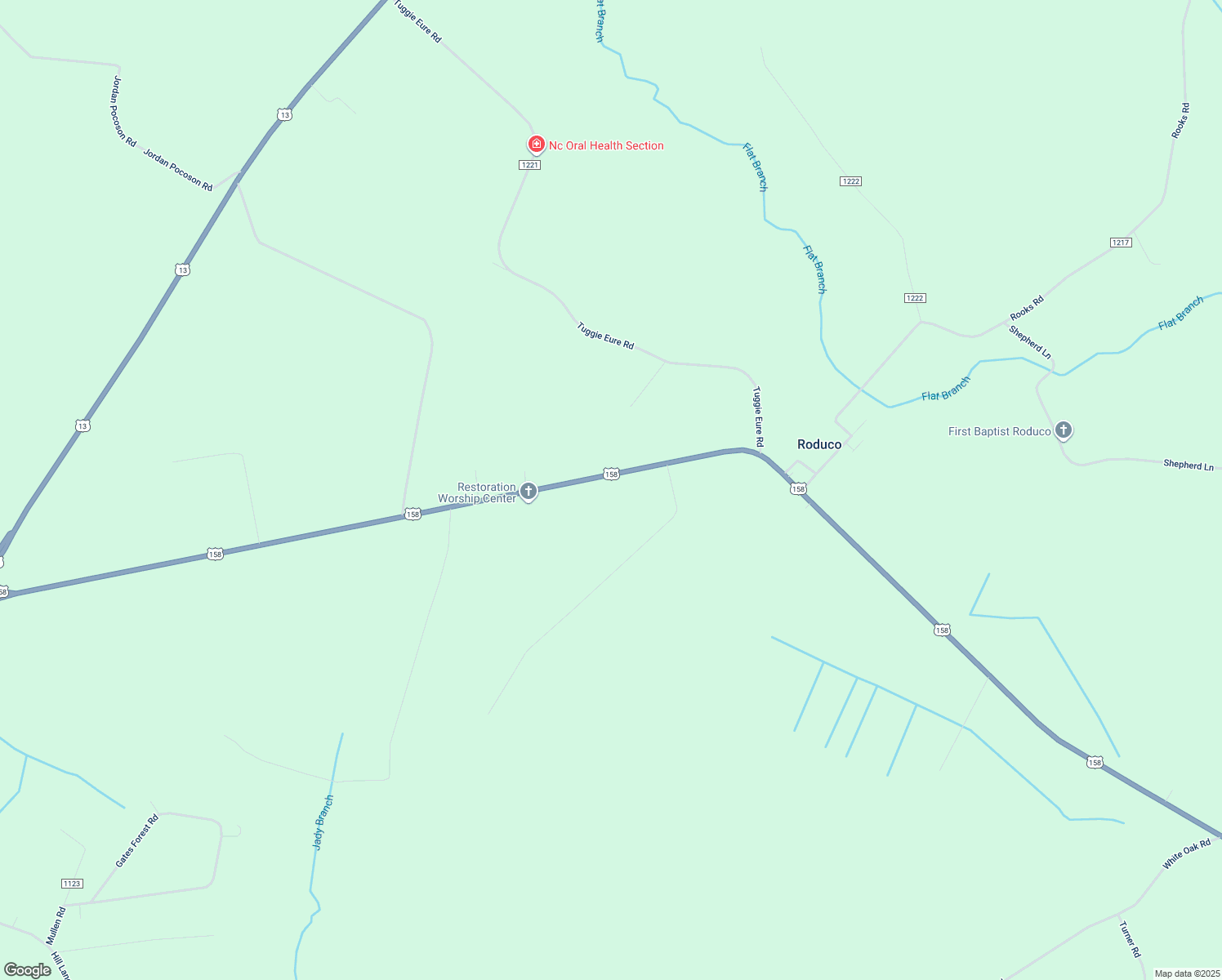 map of restaurants, bars, coffee shops, grocery stores, and more near 1552 U.S. 158 in Eure