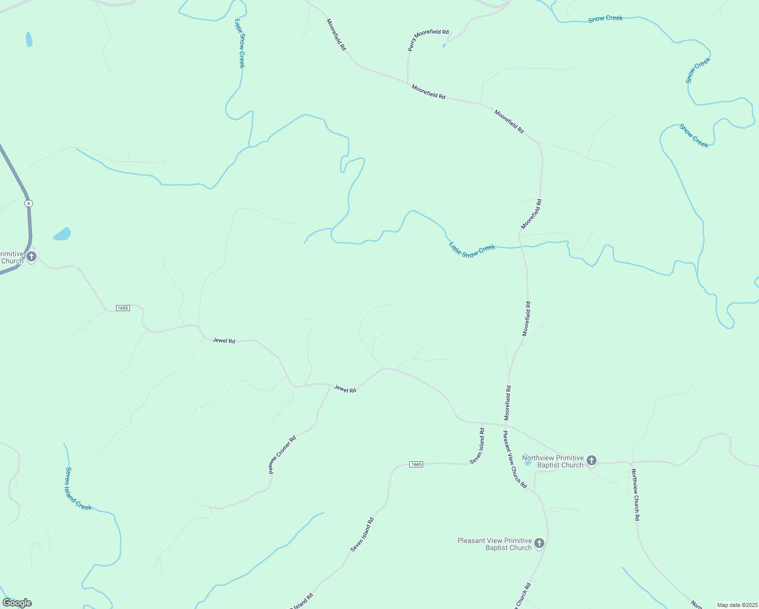 map of restaurants, bars, coffee shops, grocery stores, and more near 1195 Sam Reid Road in Danbury