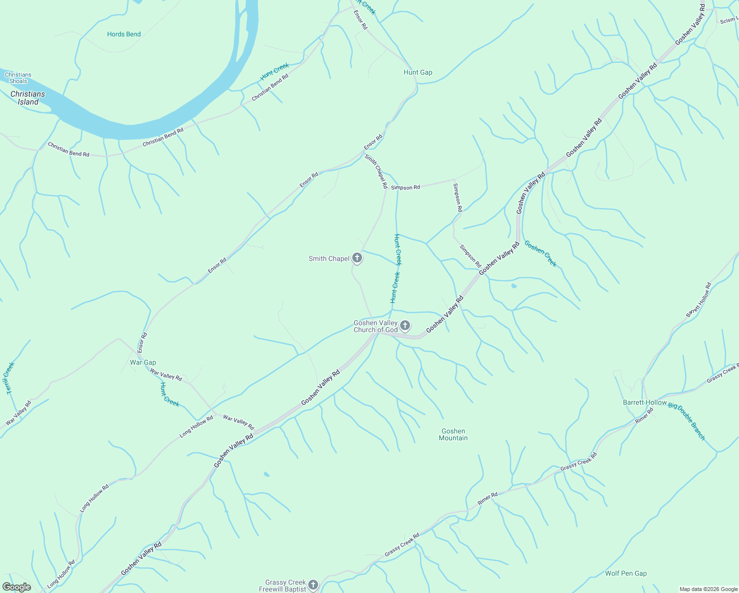 map of restaurants, bars, coffee shops, grocery stores, and more near 138 Smith Chapel Rd in Church Hill