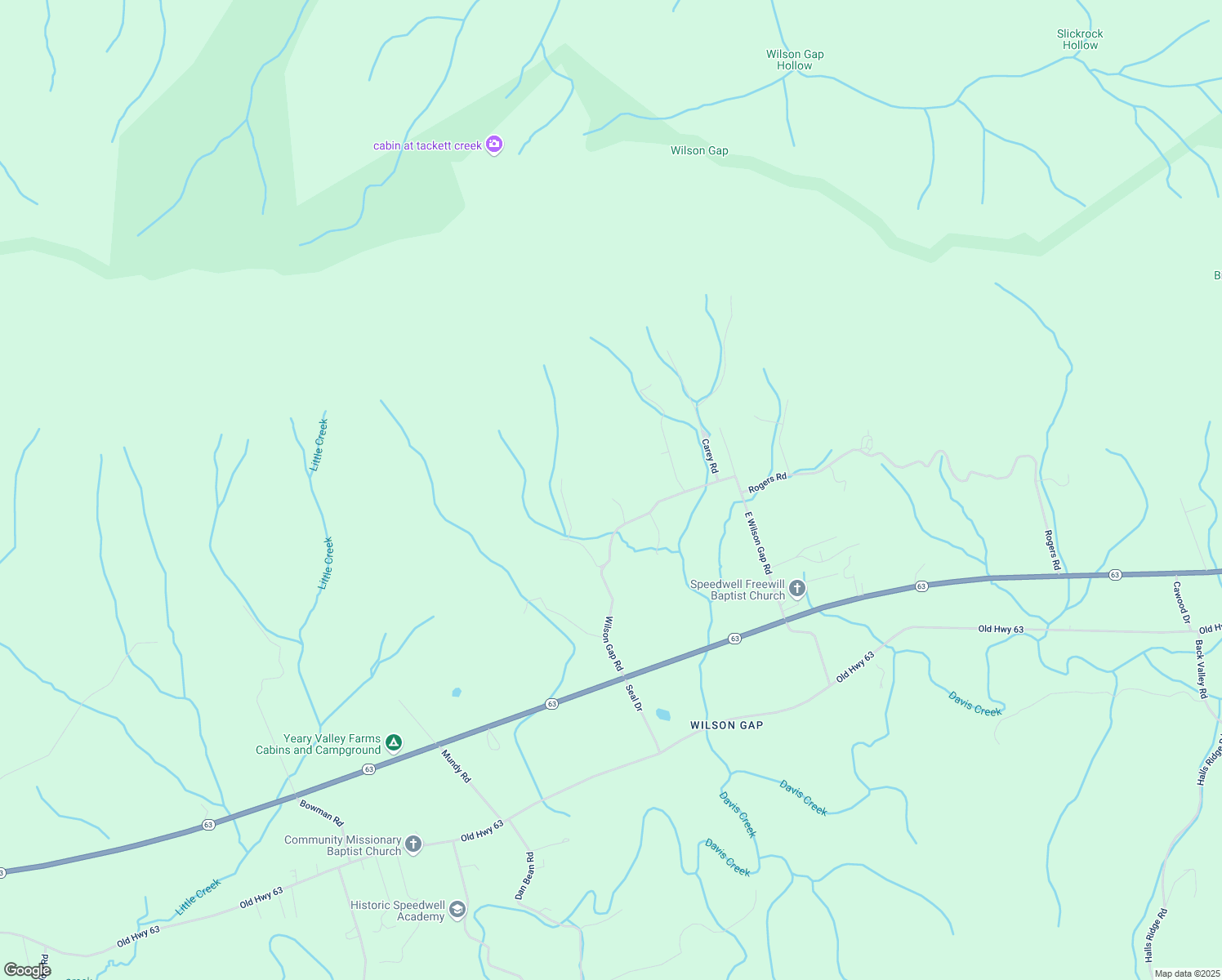 map of restaurants, bars, coffee shops, grocery stores, and more near 512 Wilson Gap Rd in Claiborne