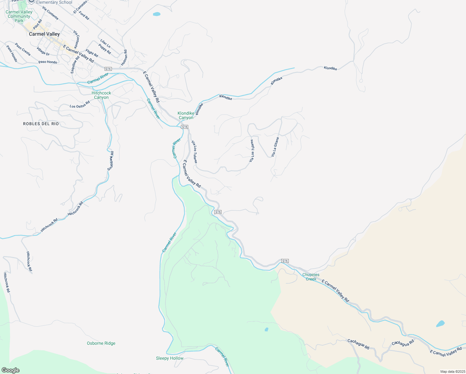 map of restaurants, bars, coffee shops, grocery stores, and more near 233 Vista Verde in Carmel Valley