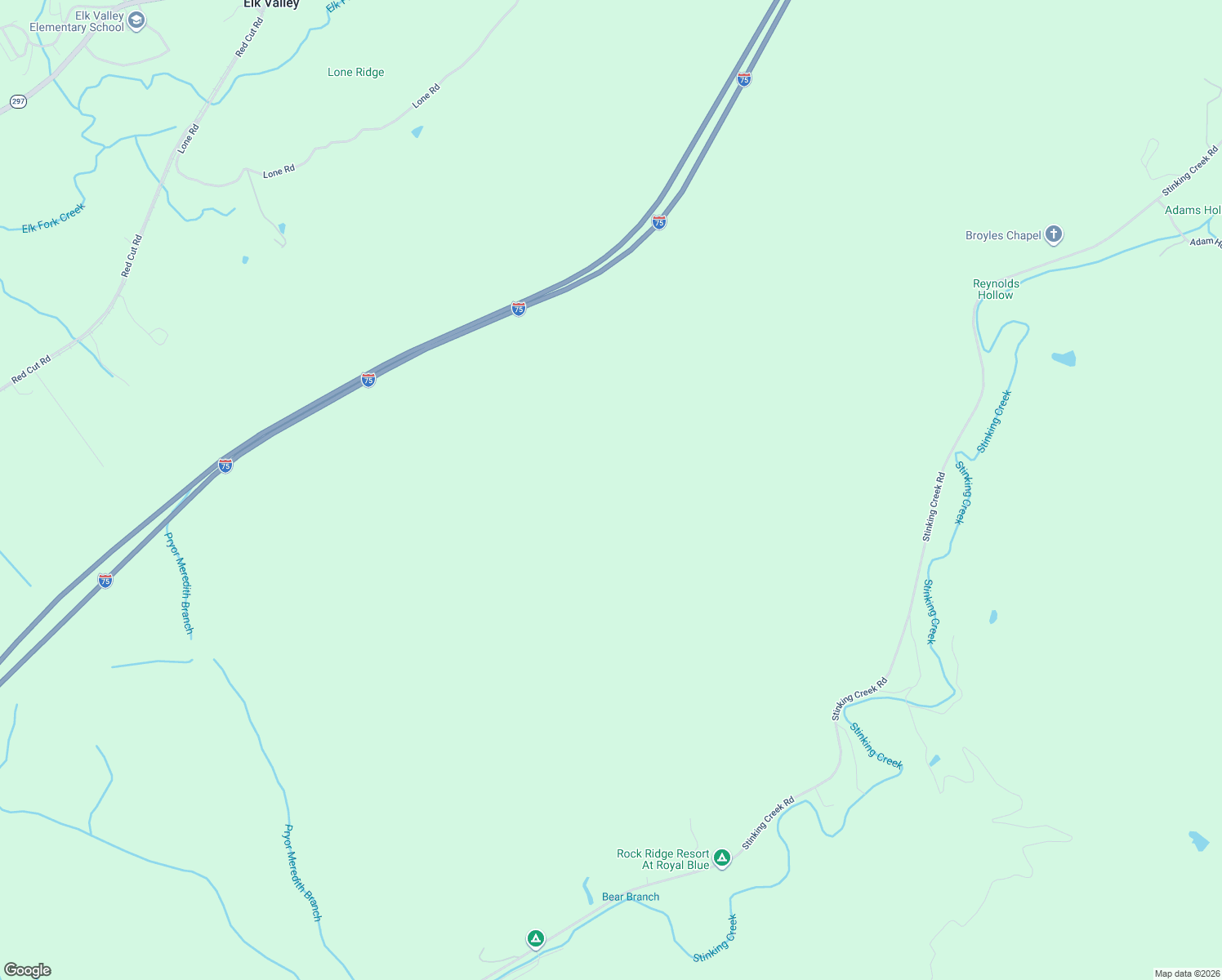 map of restaurants, bars, coffee shops, grocery stores, and more near in Elk Valley