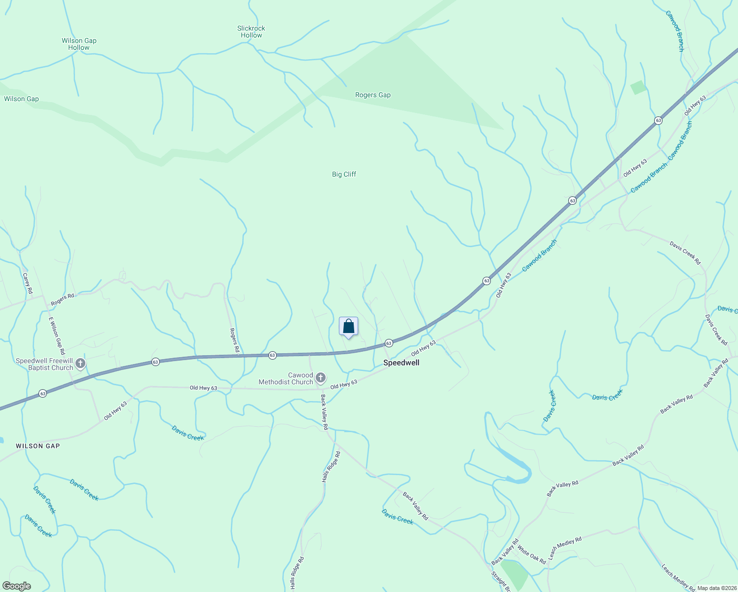map of restaurants, bars, coffee shops, grocery stores, and more near 226 Pebley Hollow Road in Speedwell