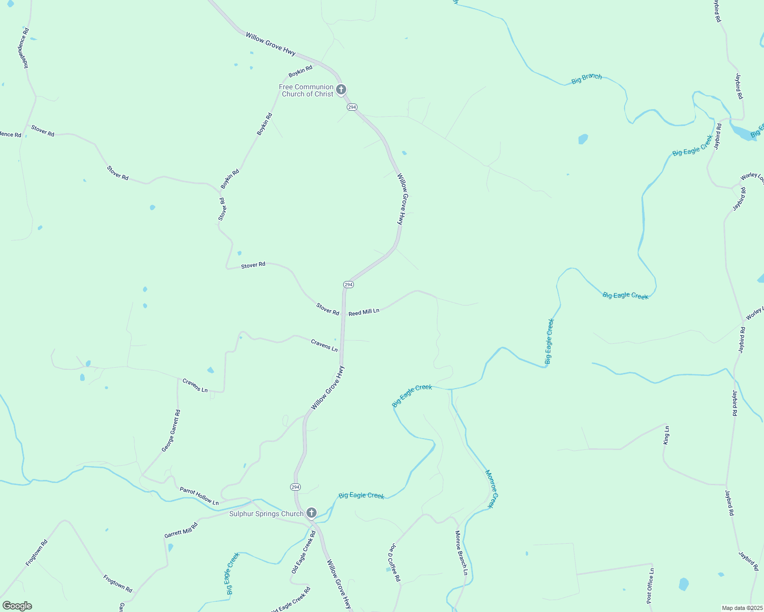 map of restaurants, bars, coffee shops, grocery stores, and more near 141 Reed Mill Lane in Monroe
