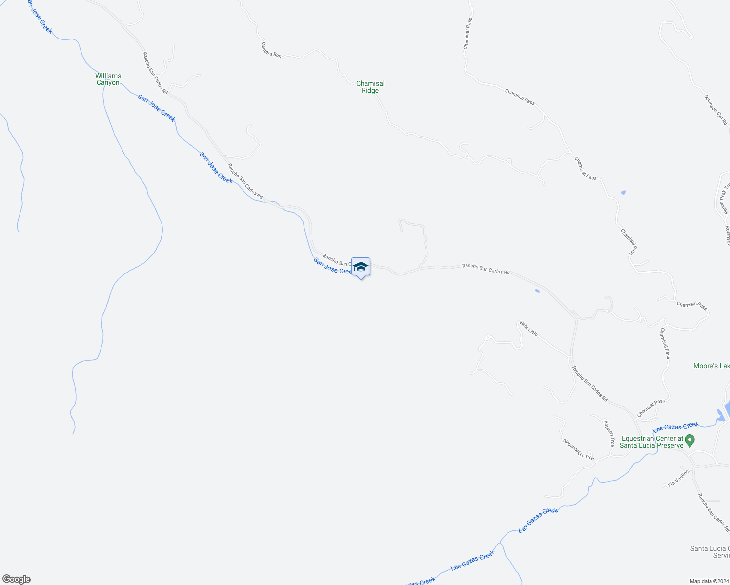 map of restaurants, bars, coffee shops, grocery stores, and more near 54 Rancho San Carlos Road in Carmel