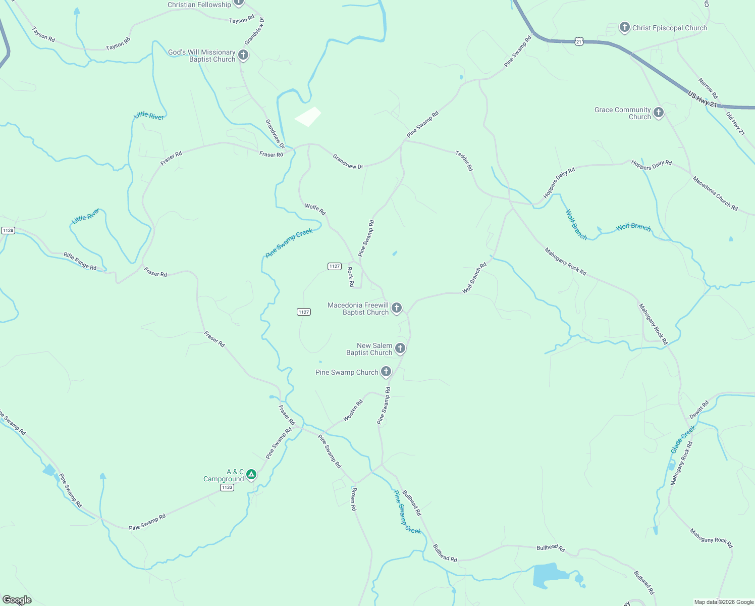 map of restaurants, bars, coffee shops, grocery stores, and more near 1956-2248 Pine Swamp Road in Alleghany
