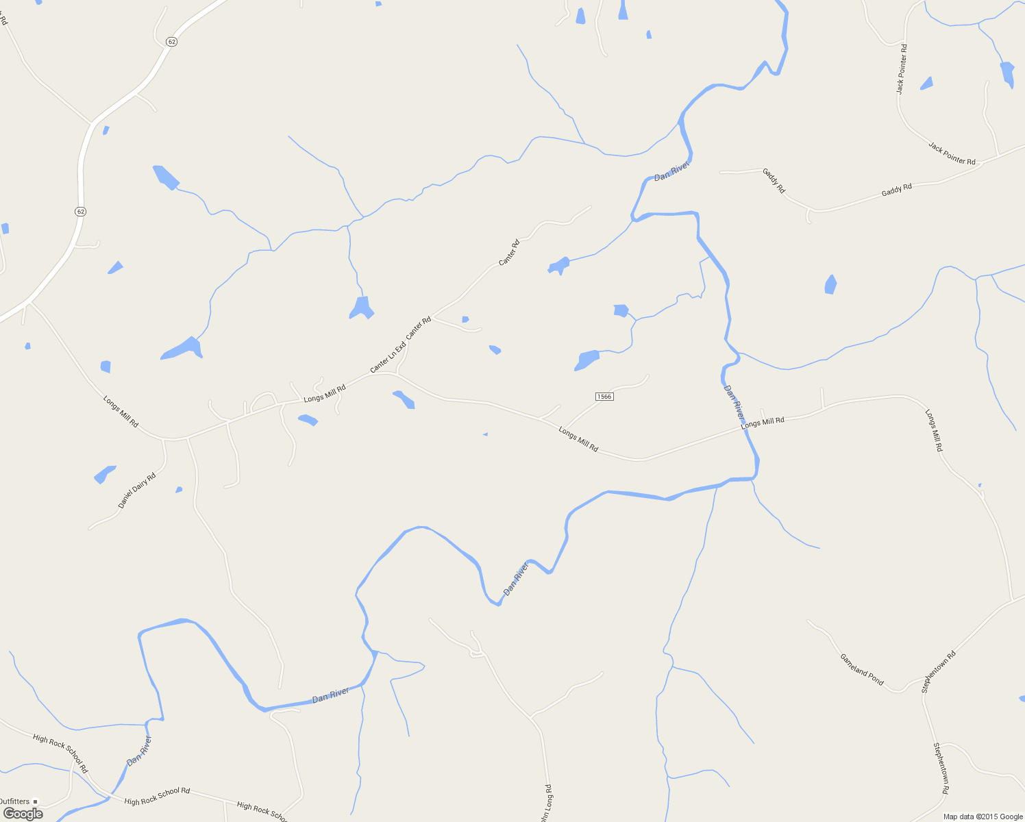 map of restaurants, bars, coffee shops, grocery stores, and more near Longs Mill Road in Blanch