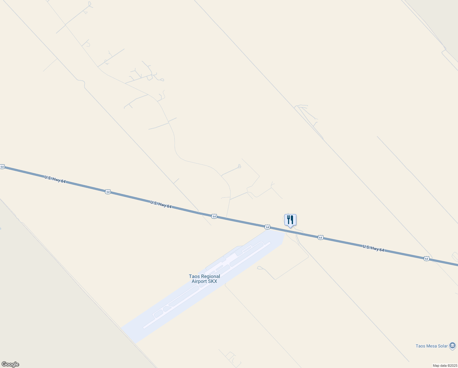 map of restaurants, bars, coffee shops, grocery stores, and more near 2 Tune Drive in El Prado