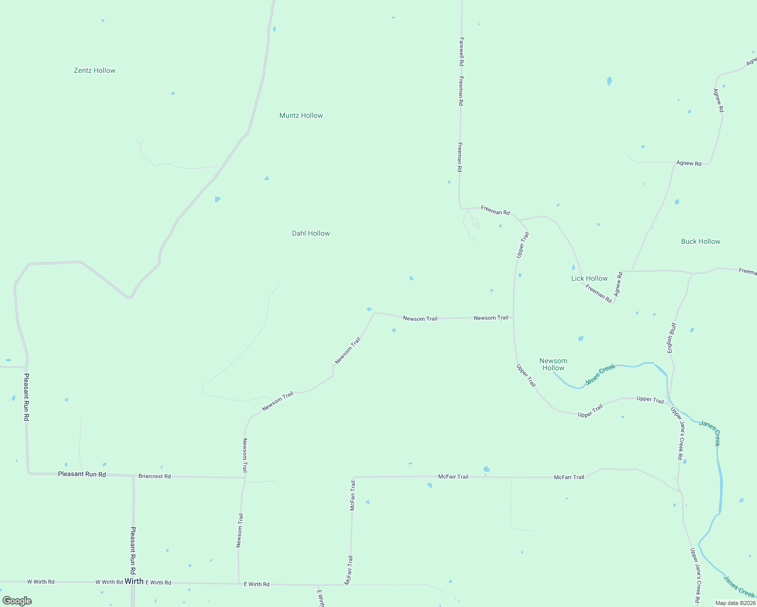 map of restaurants, bars, coffee shops, grocery stores, and more near 134 Dry Bone Road in Ash Flat