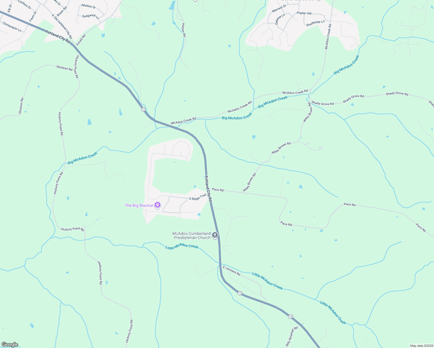 map of restaurants, bars, coffee shops, grocery stores, and more near 3535 Ashland City Road in Clarksville