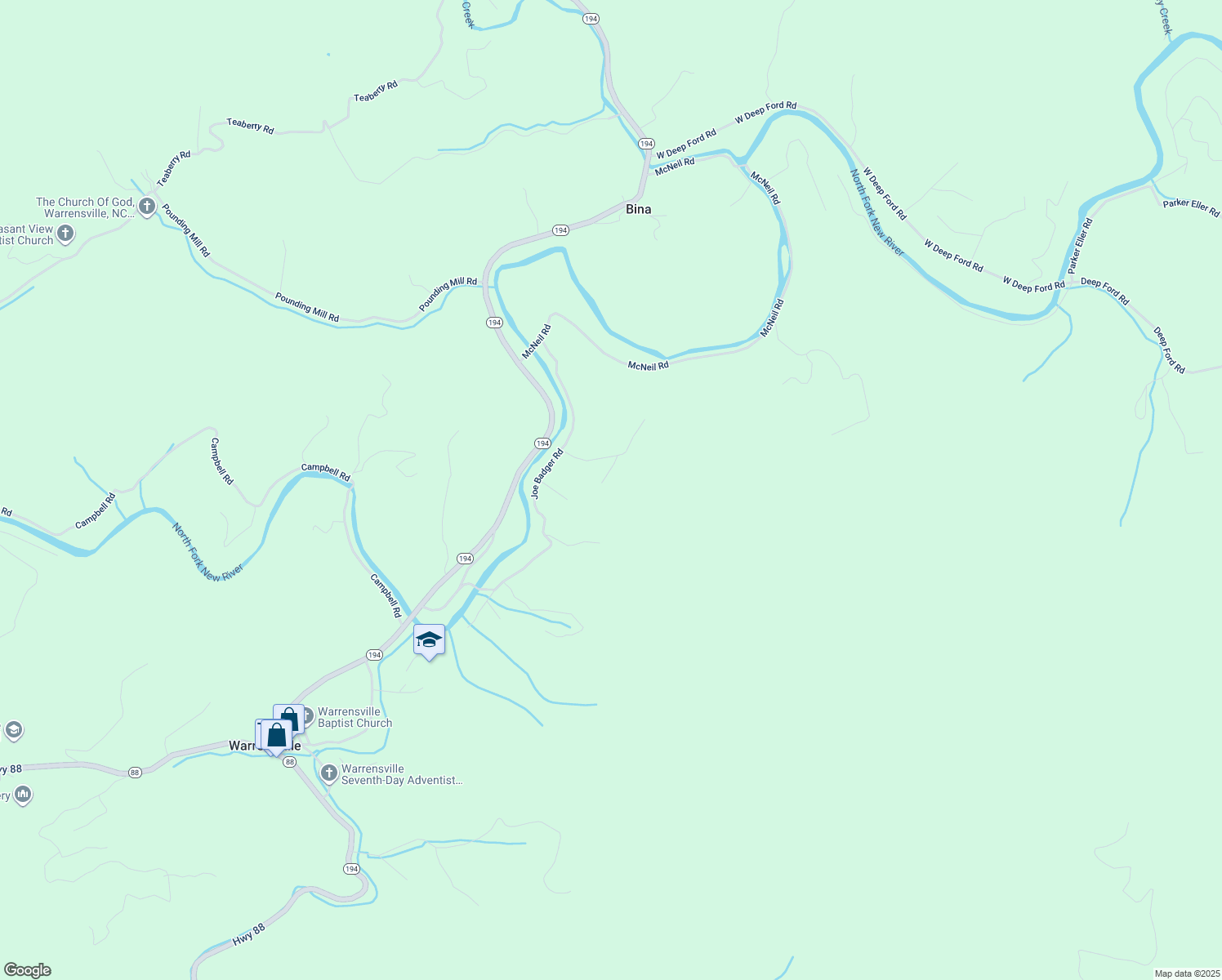 map of restaurants, bars, coffee shops, grocery stores, and more near 280 Fannie Cove in Warrensville