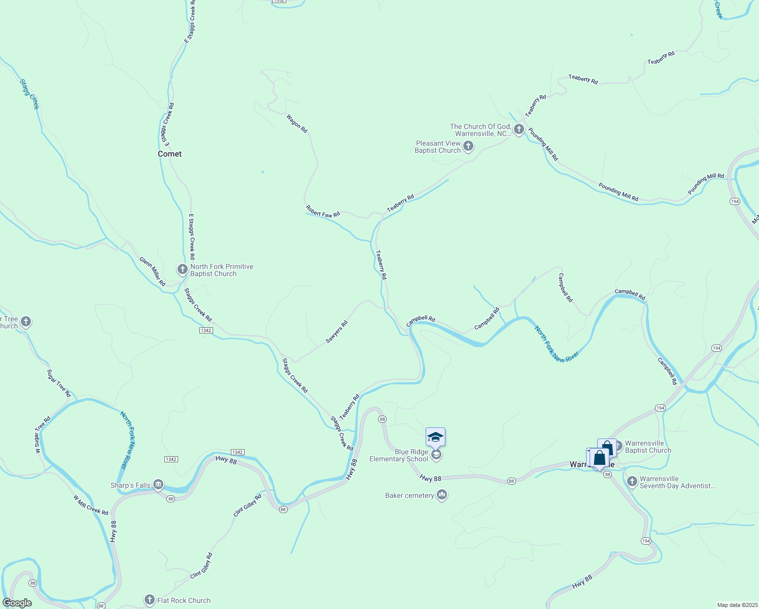 map of restaurants, bars, coffee shops, grocery stores, and more near 659 Sawyers Road in Warrensville