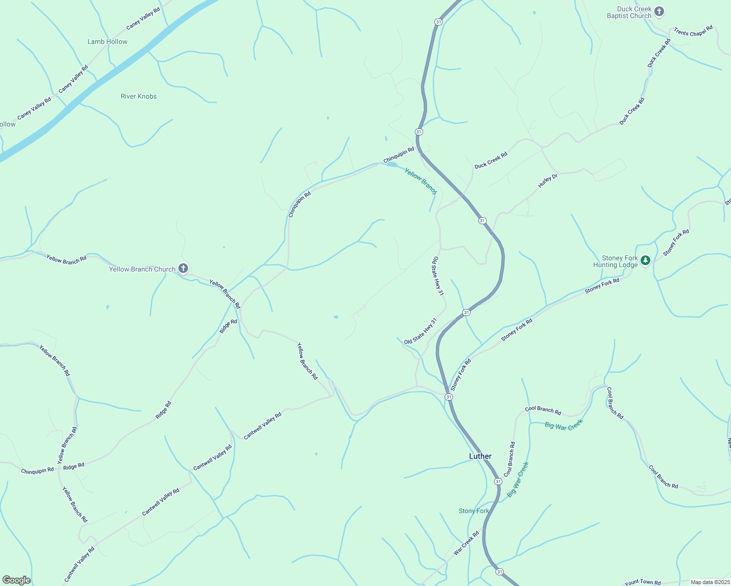 map of restaurants, bars, coffee shops, grocery stores, and more near 616 Ridgeview Lane in Sneedville