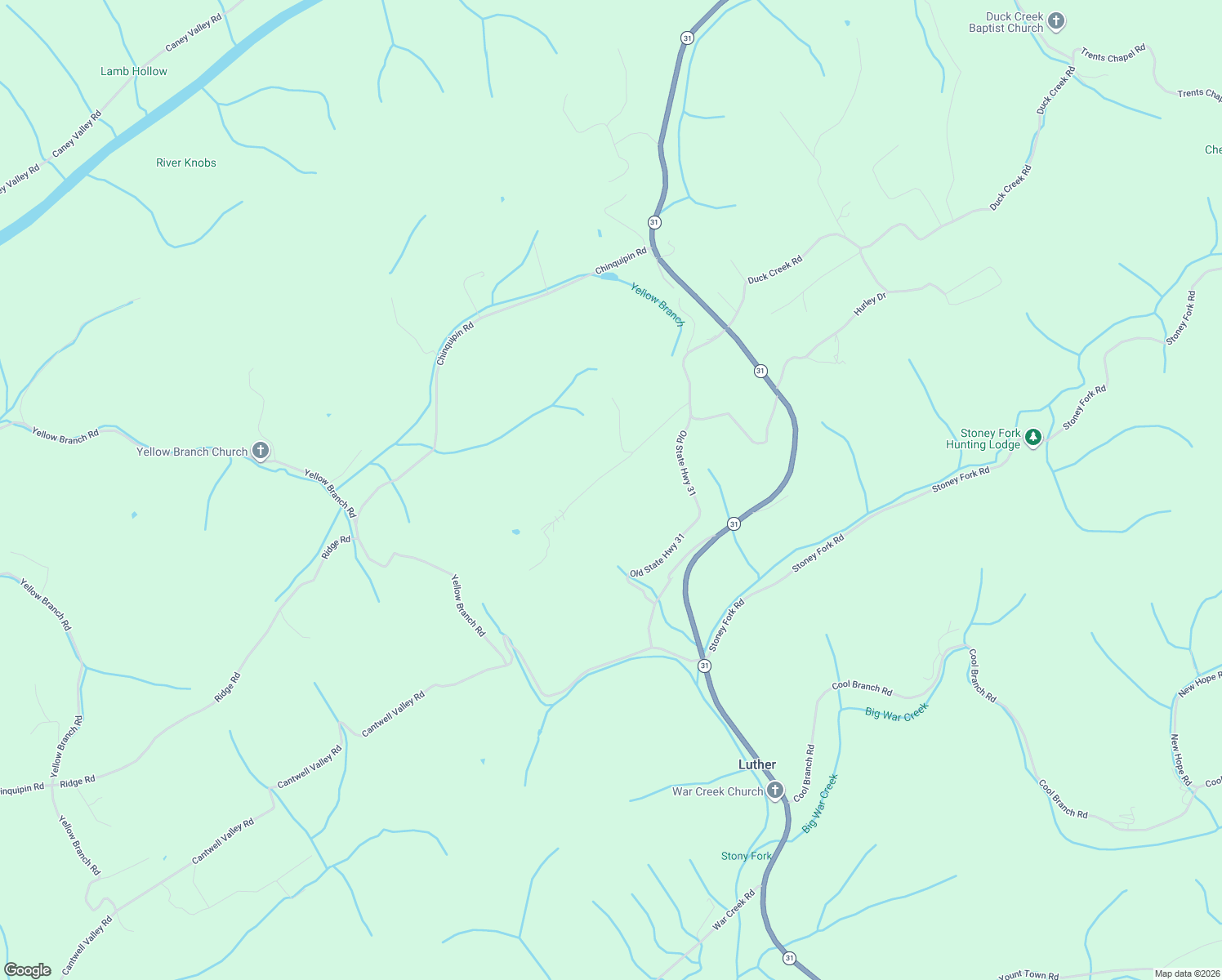 map of restaurants, bars, coffee shops, grocery stores, and more near 601-799 Ridgeview Lane in Sneedville