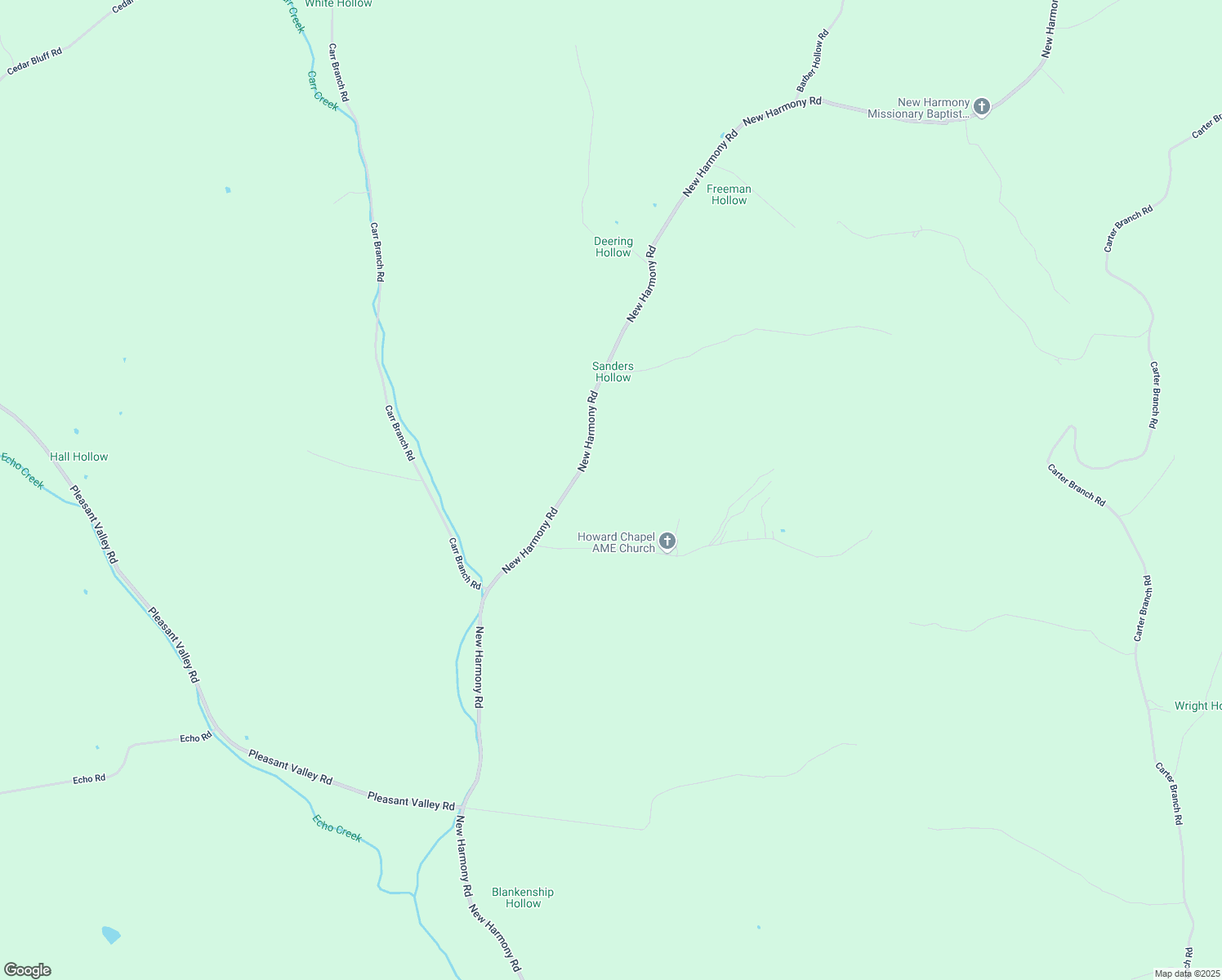 map of restaurants, bars, coffee shops, grocery stores, and more near 3943 New Harmony Road in Hartsville