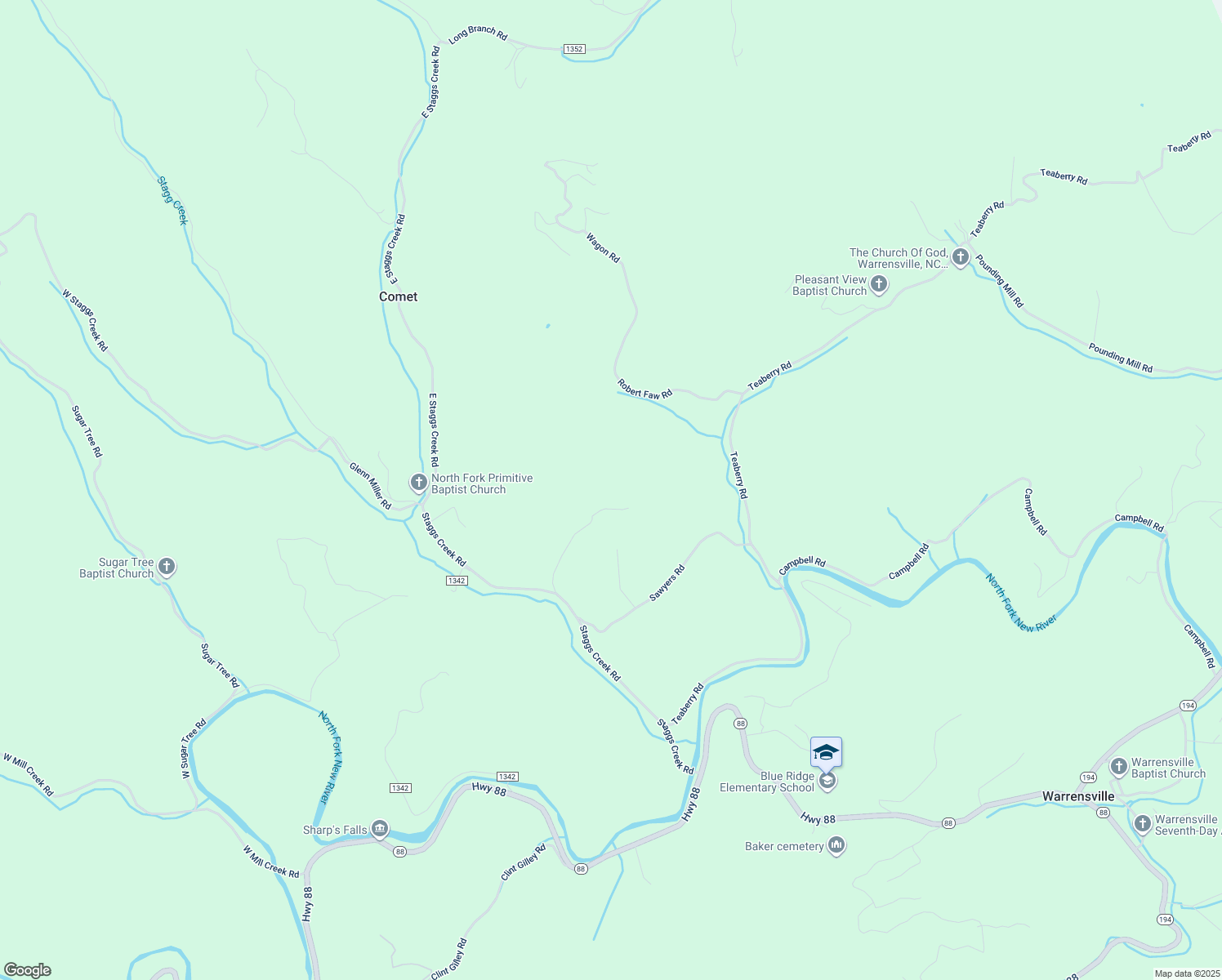 map of restaurants, bars, coffee shops, grocery stores, and more near 462 Hartsoe Road in Warrensville