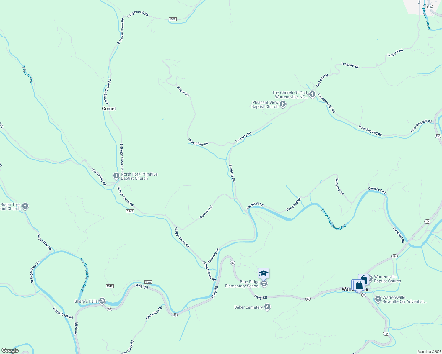 map of restaurants, bars, coffee shops, grocery stores, and more near 1023 Teaberry Road in Warrensville