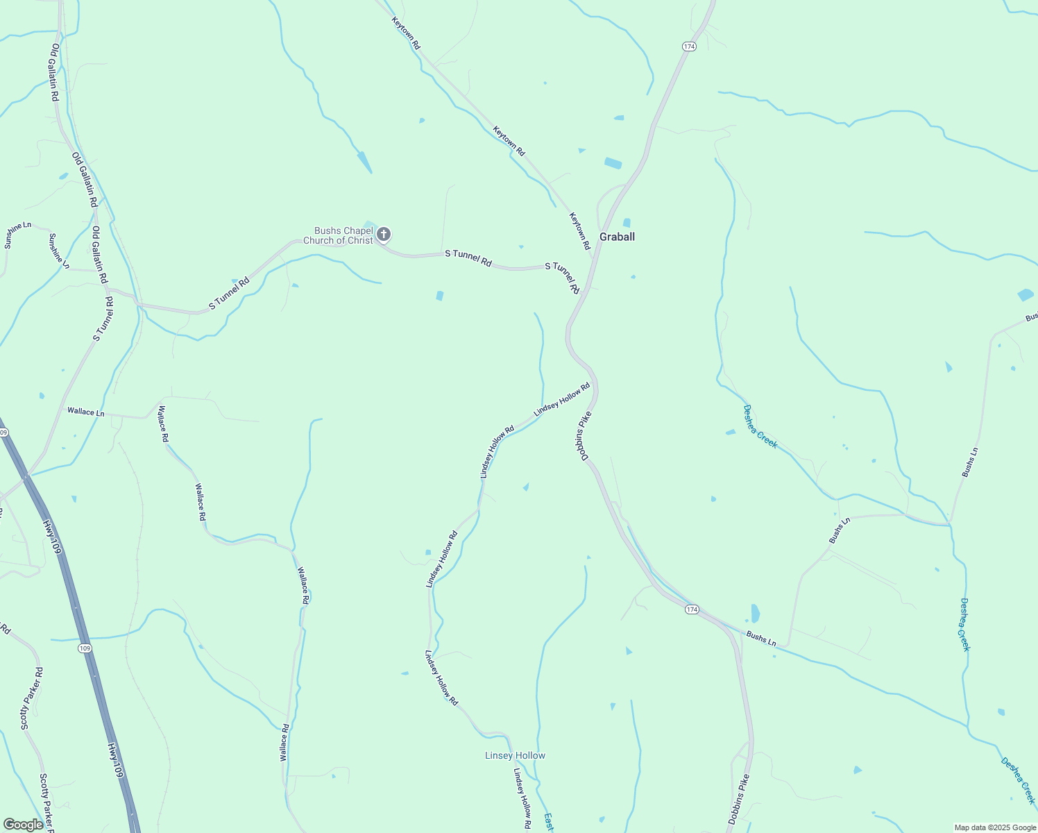 map of restaurants, bars, coffee shops, grocery stores, and more near 751 Lindsey Hollow Road in Gallatin