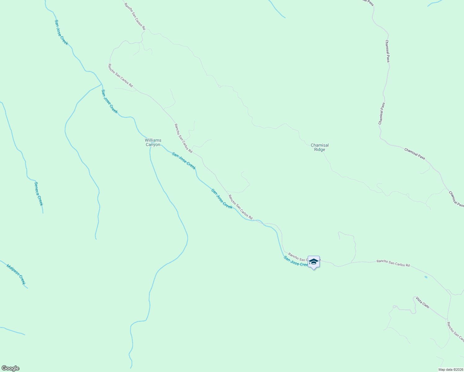 map of restaurants, bars, coffee shops, grocery stores, and more near 43 Rancho San Carlos Road in Carmel-by-the-Sea