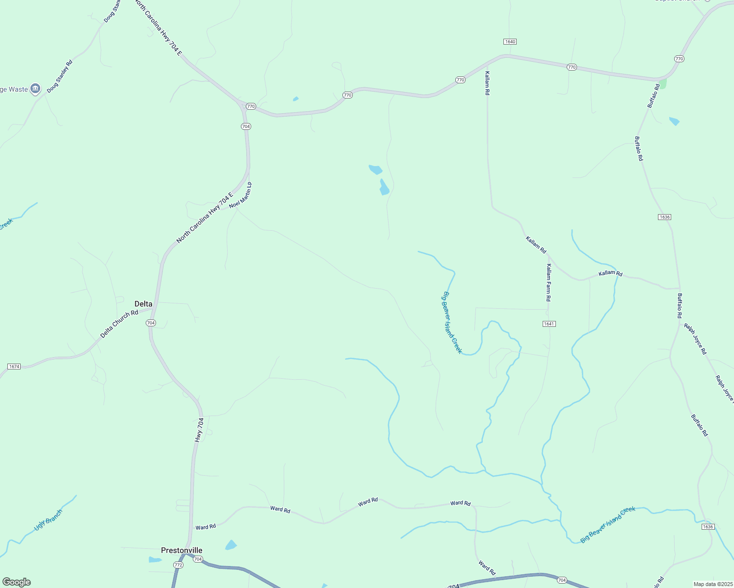 map of restaurants, bars, coffee shops, grocery stores, and more near 1392 Ray Wilson Road in Sandy Ridge
