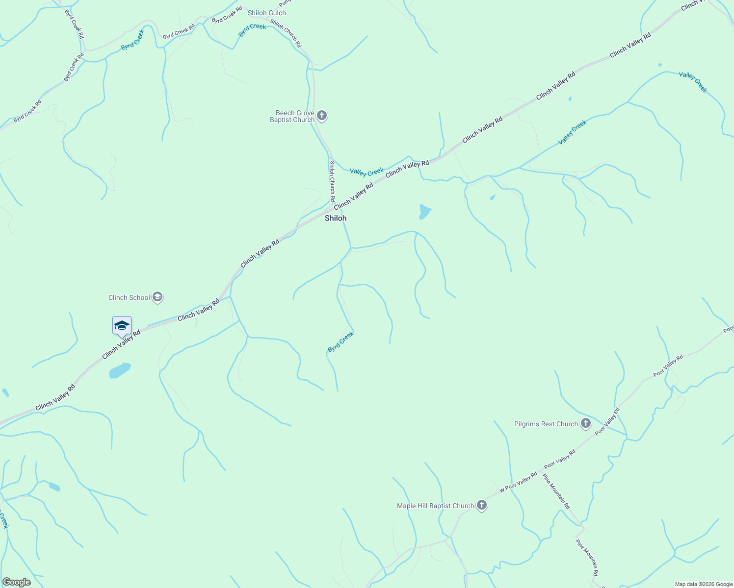 map of restaurants, bars, coffee shops, grocery stores, and more near 197 Wolfe Rd in Sneedville
