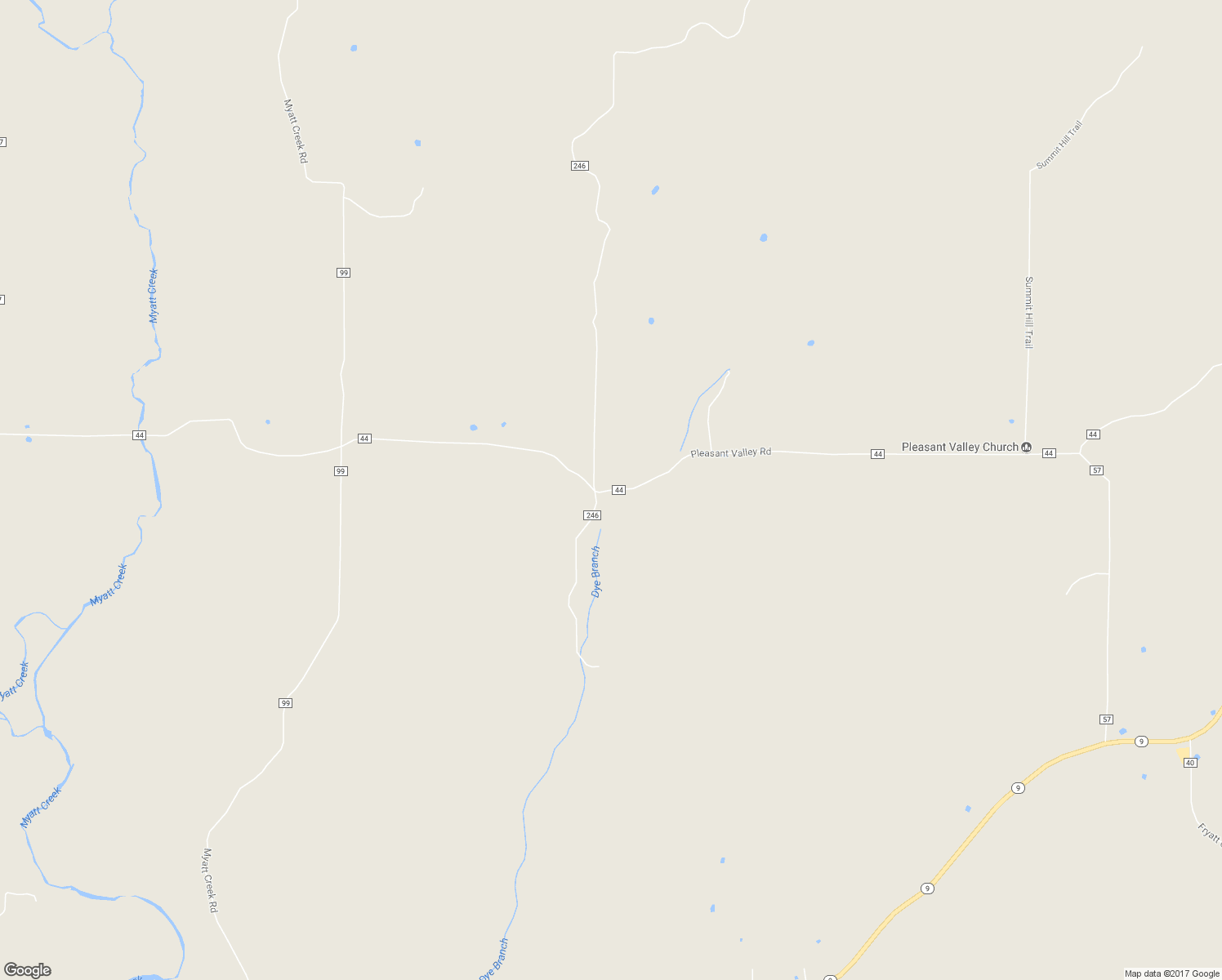 map of restaurants, bars, coffee shops, grocery stores, and more near 2367 Pleasant Valley Road in Mammoth Spring