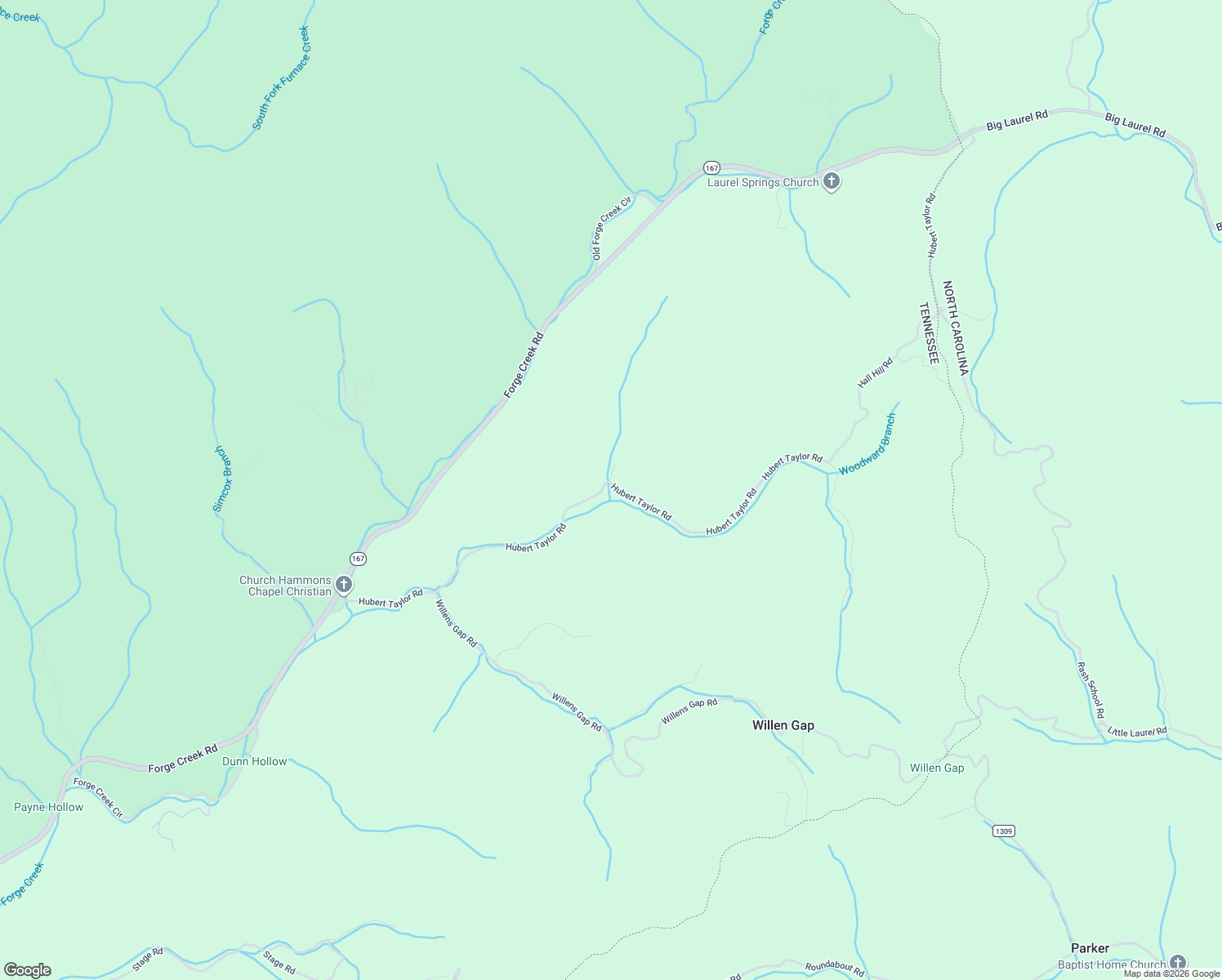 map of restaurants, bars, coffee shops, grocery stores, and more near 1120 Hubert Taylor Road in Mountain City