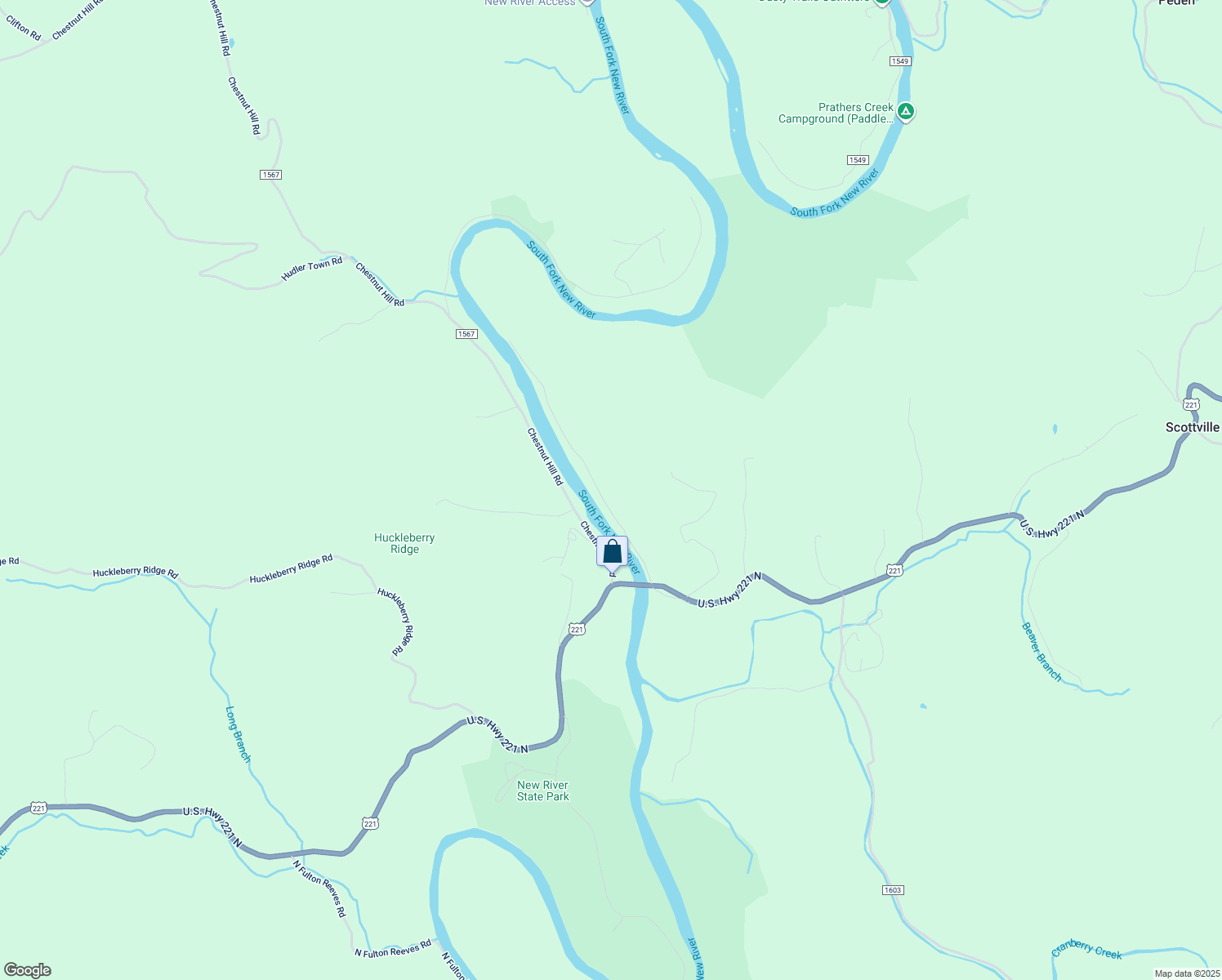 map of restaurants, bars, coffee shops, grocery stores, and more near 586 Scrape Bottom Road in Scottville