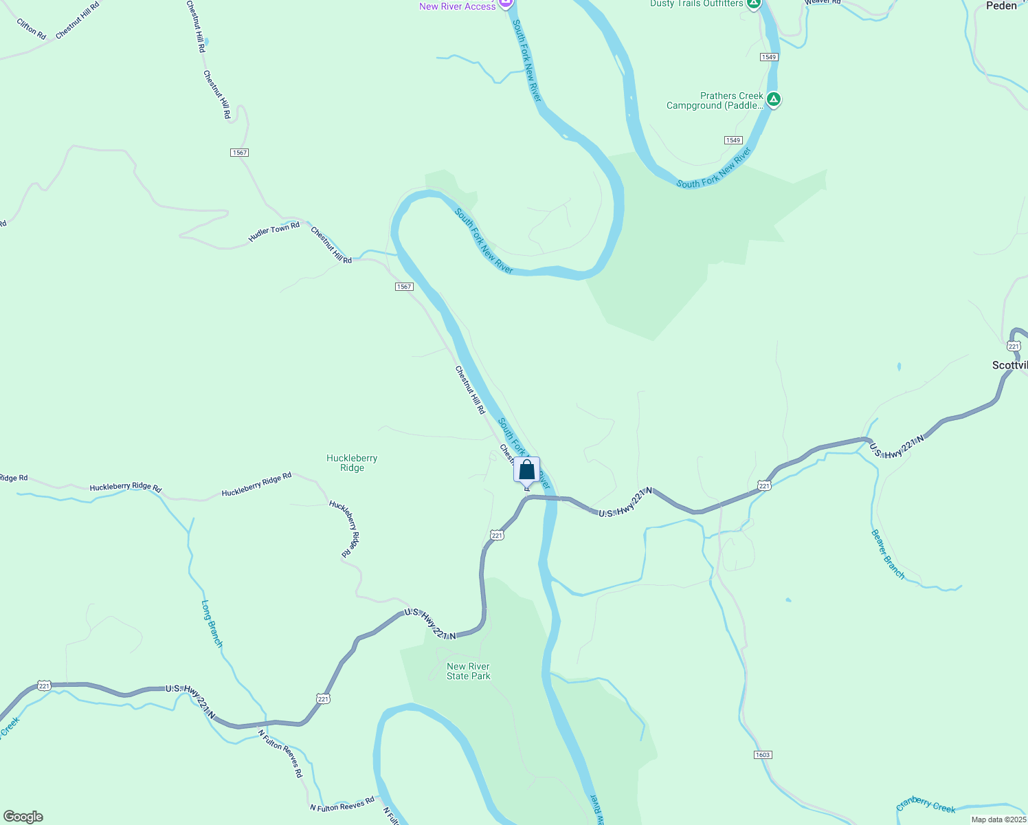 map of restaurants, bars, coffee shops, grocery stores, and more near 586 Scrape Bottom Road in Scottville