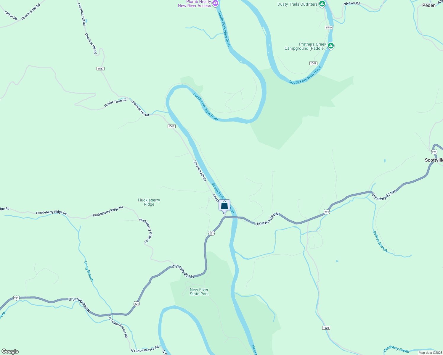 map of restaurants, bars, coffee shops, grocery stores, and more near 586 Scrape Bottom Road in Scottville