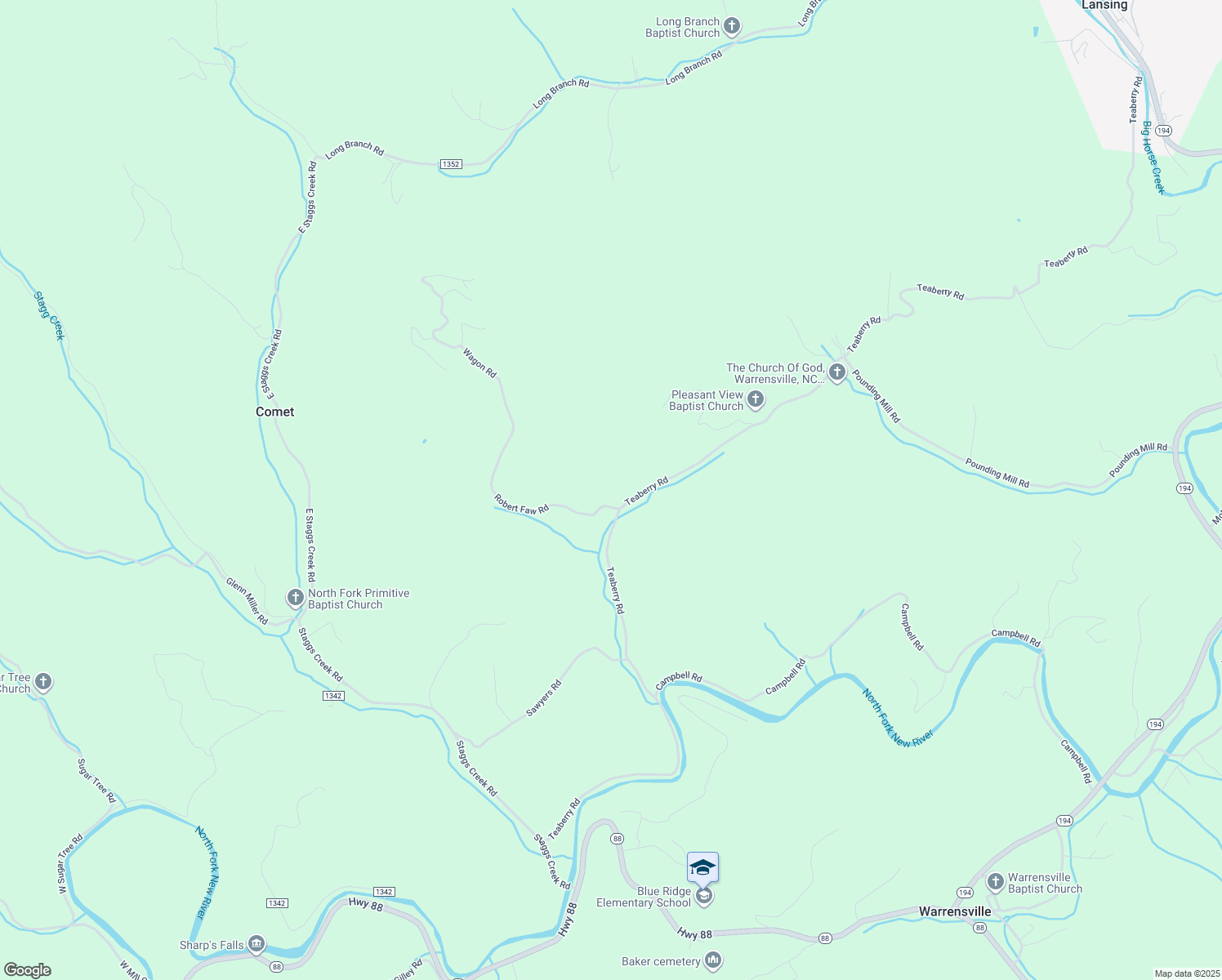 map of restaurants, bars, coffee shops, grocery stores, and more near 1341 Teaberry Road in Warrensville