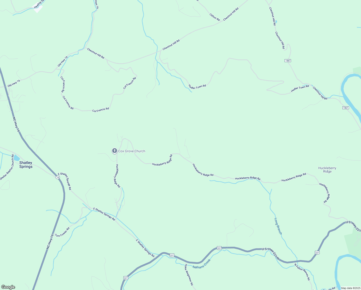 map of restaurants, bars, coffee shops, grocery stores, and more near 300 Possum Hollar Trail in Crumpler