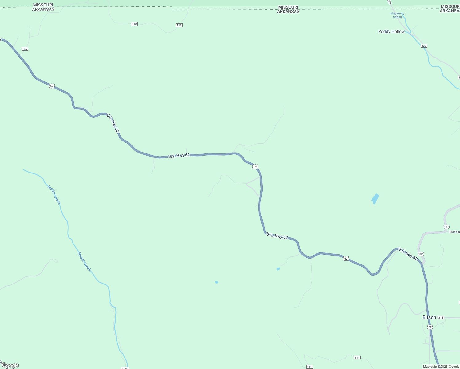 map of restaurants, bars, coffee shops, grocery stores, and more near 21803 U.S. 62 in Eureka Springs