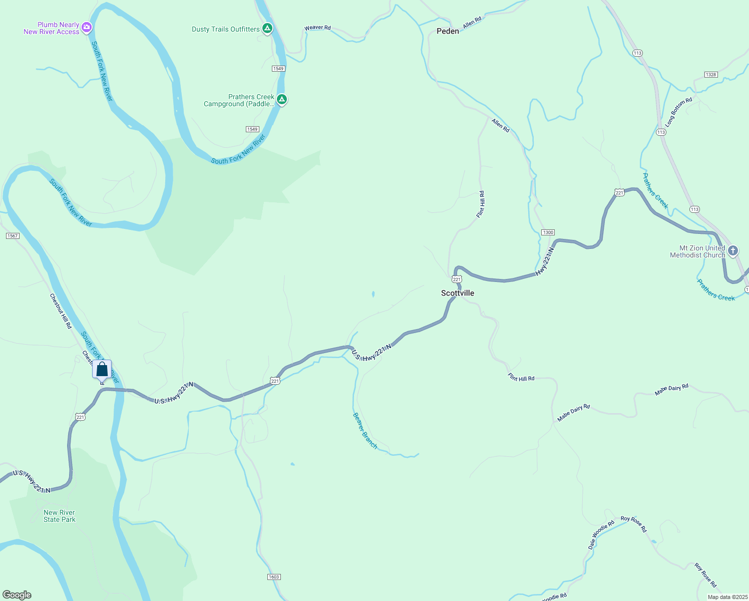 map of restaurants, bars, coffee shops, grocery stores, and more near 359 Frank McMillan Road in Scottville