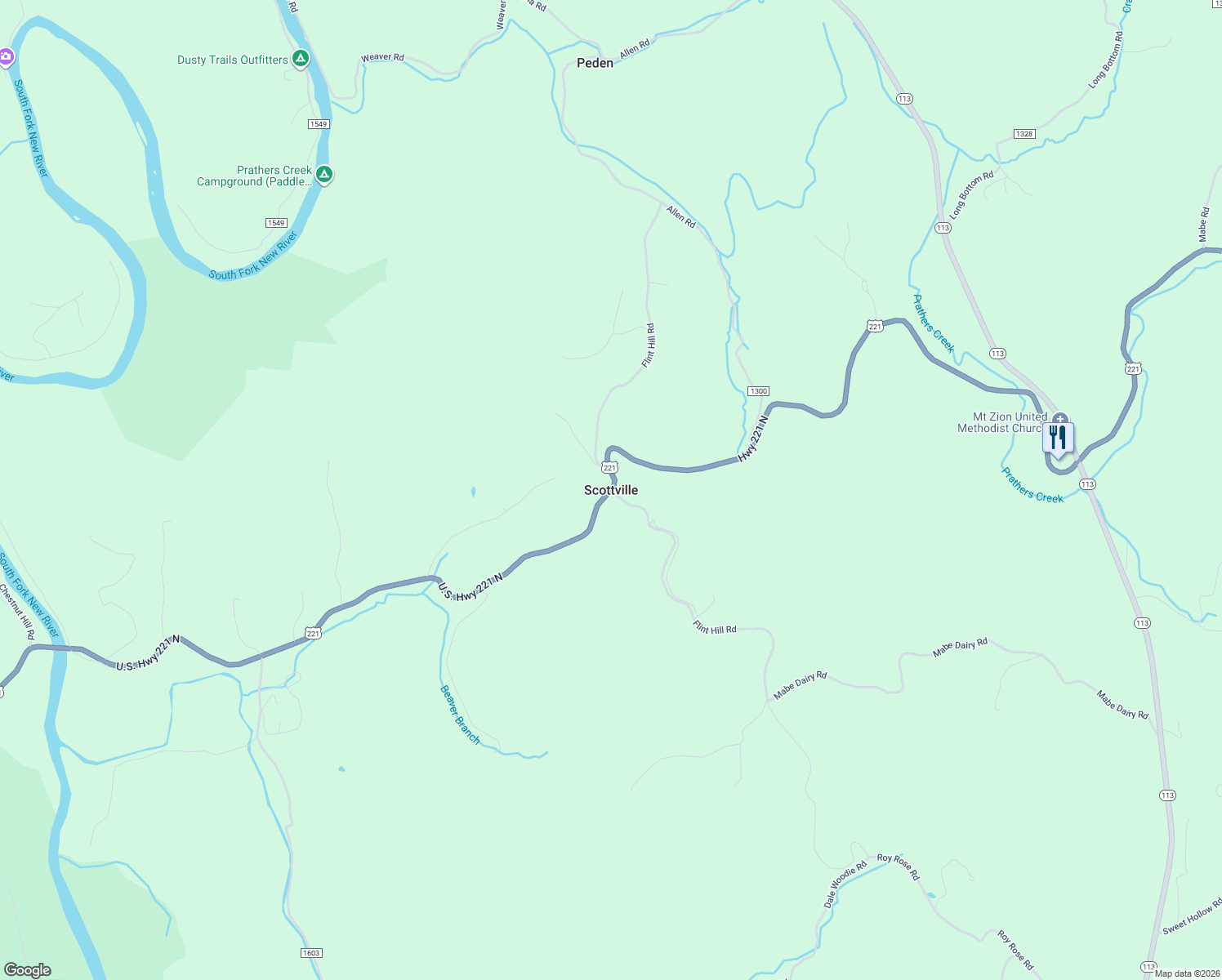 map of restaurants, bars, coffee shops, grocery stores, and more near in Scottville
