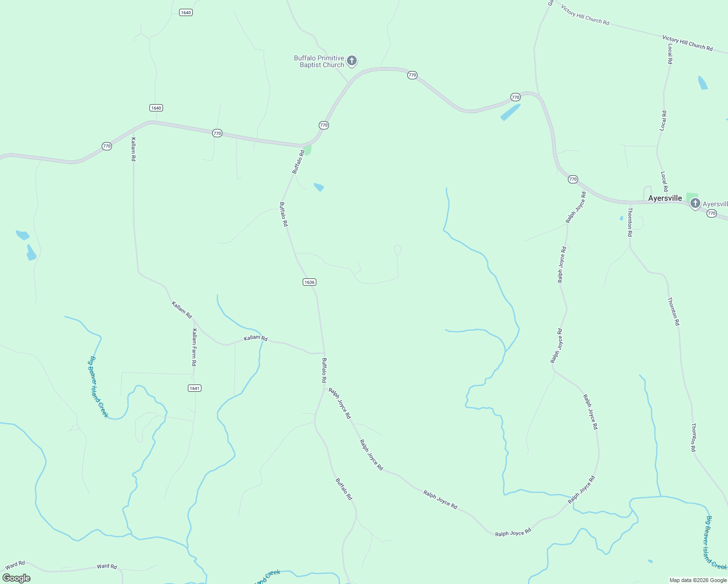 map of restaurants, bars, coffee shops, grocery stores, and more near 1230 Pebble Brook Road in Sandy Ridge