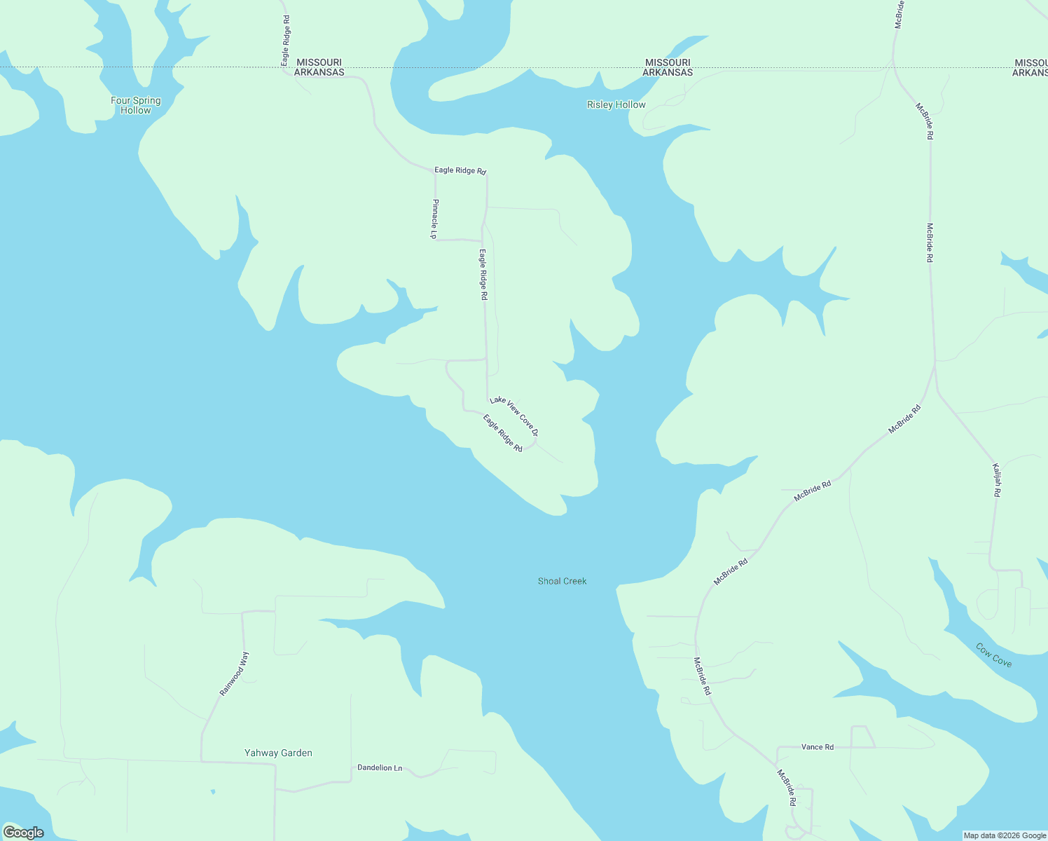 map of restaurants, bars, coffee shops, grocery stores, and more near Unnamed Road in Yellville