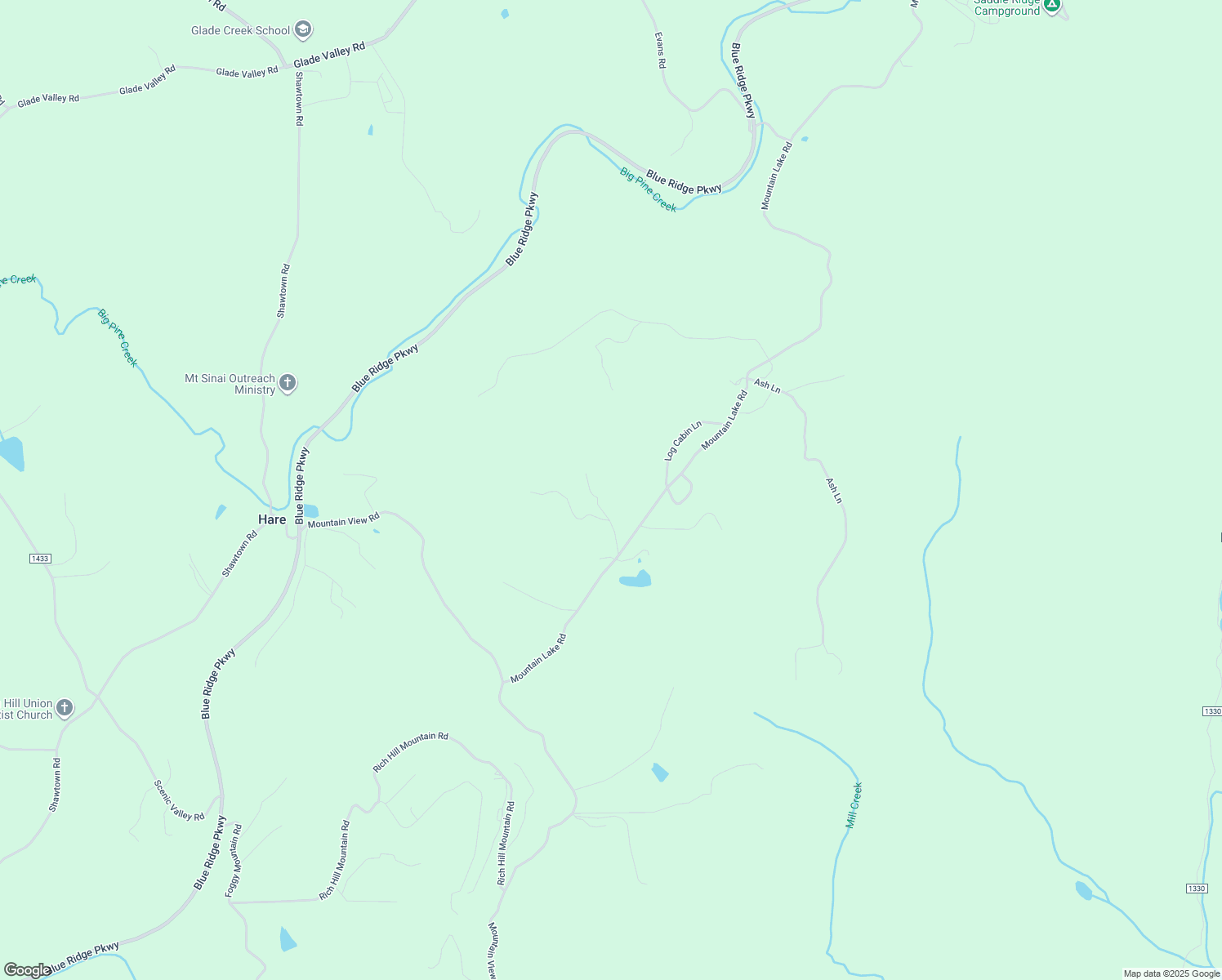 map of restaurants, bars, coffee shops, grocery stores, and more near 4 Still Springs Lane in Ennice