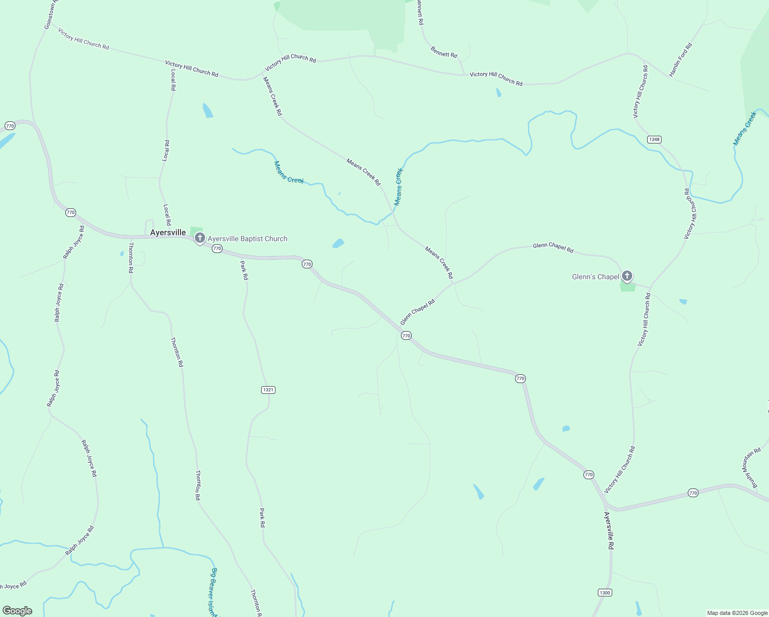 map of restaurants, bars, coffee shops, grocery stores, and more near 813 North Carolina 770 in Mayodan