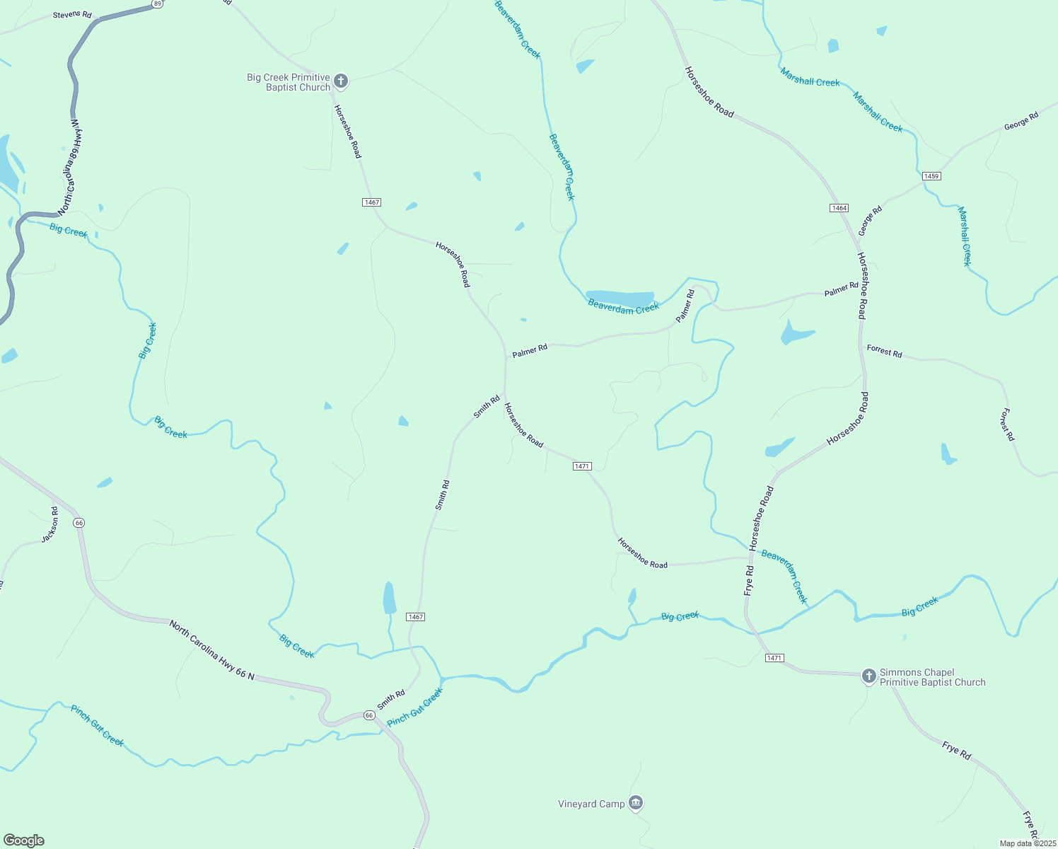 map of restaurants, bars, coffee shops, grocery stores, and more near 2880 Horseshoe Road in Westfield