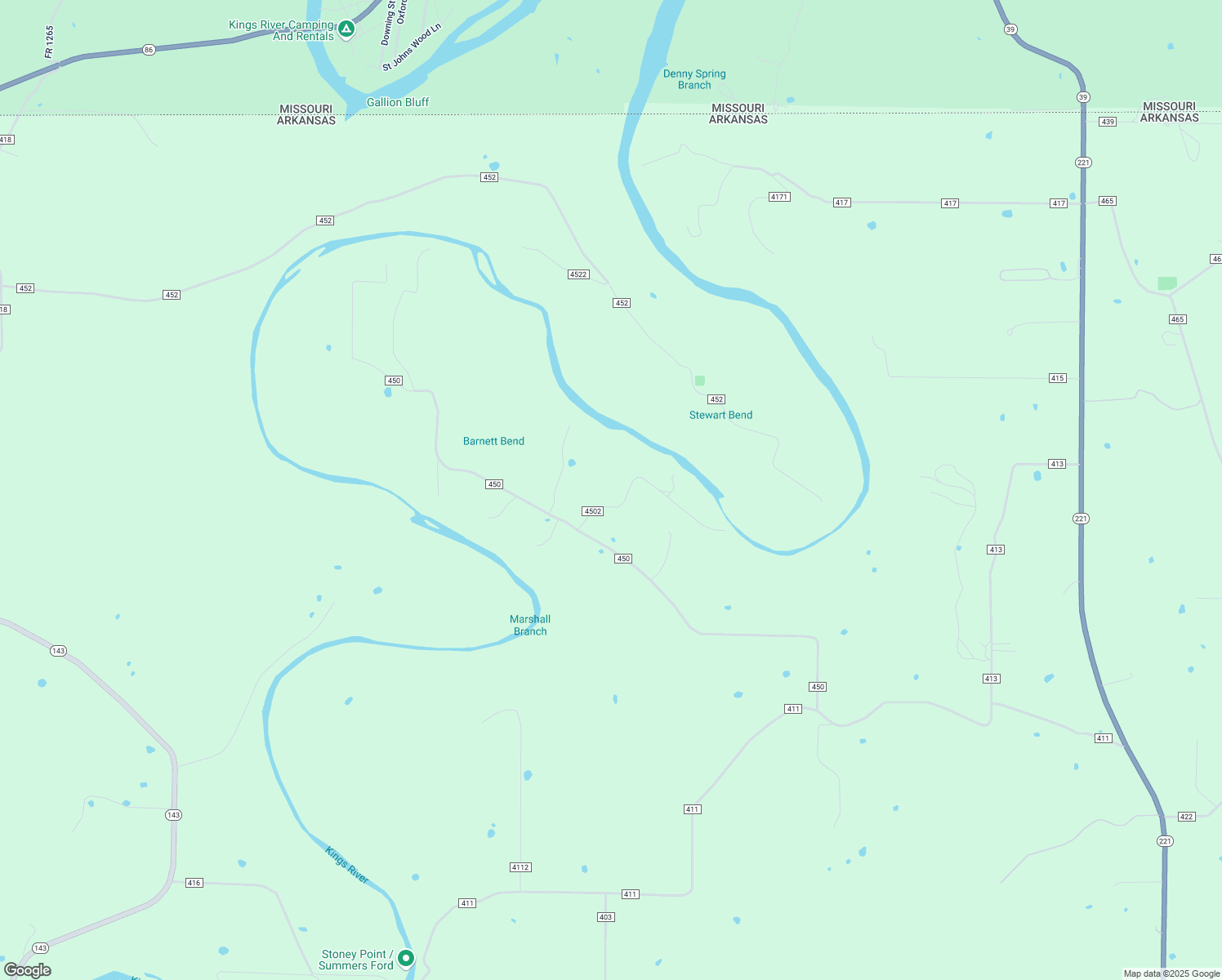 map of restaurants, bars, coffee shops, grocery stores, and more near 126 County Road 4502 in Berryville