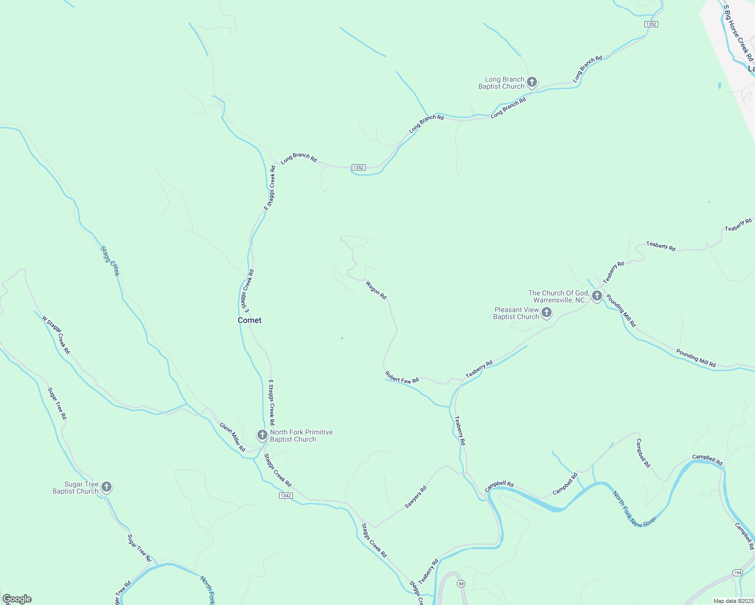 map of restaurants, bars, coffee shops, grocery stores, and more near Wagon Road in Warrensville