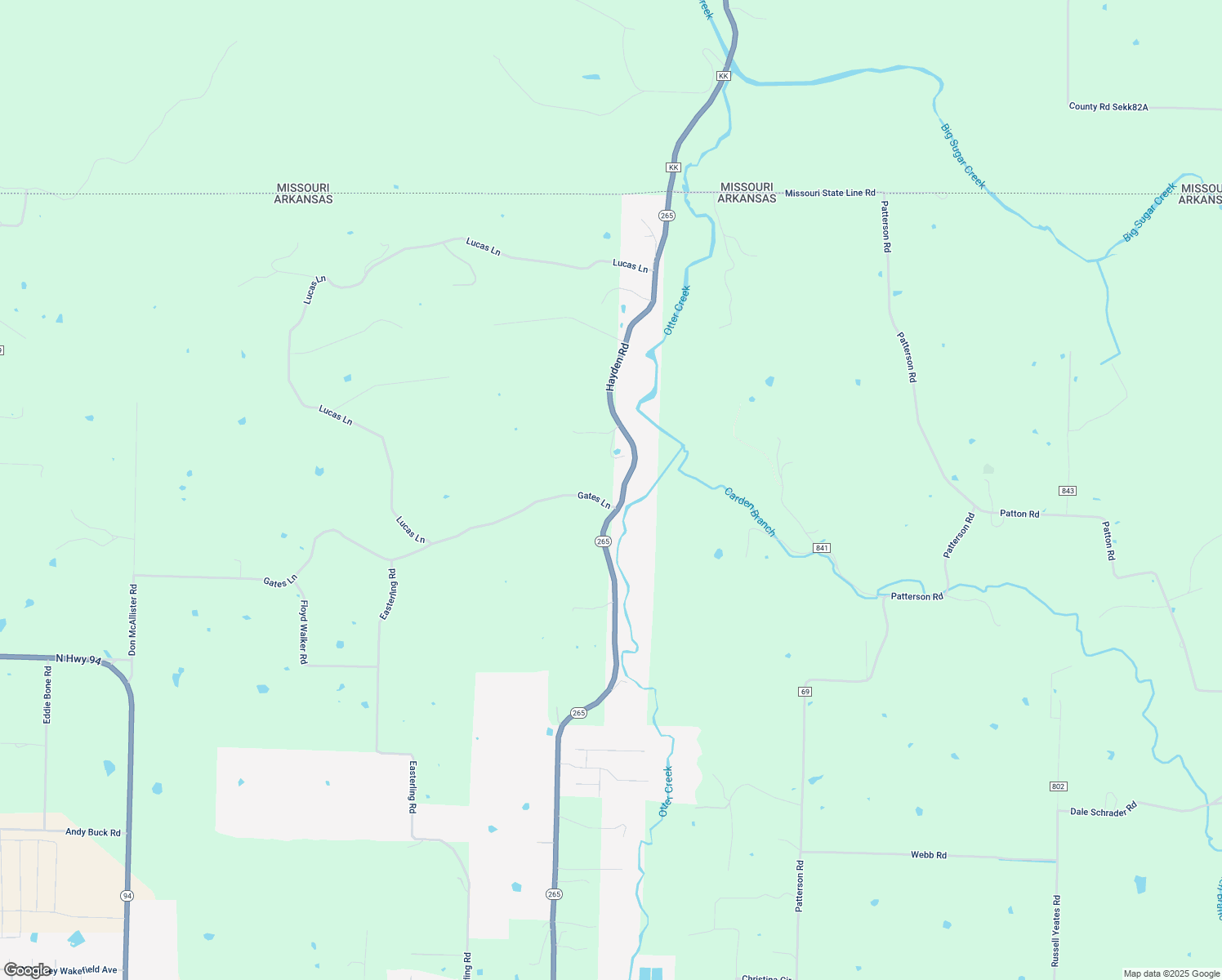 map of restaurants, bars, coffee shops, grocery stores, and more near 4941 Hayden Road in Pea Ridge